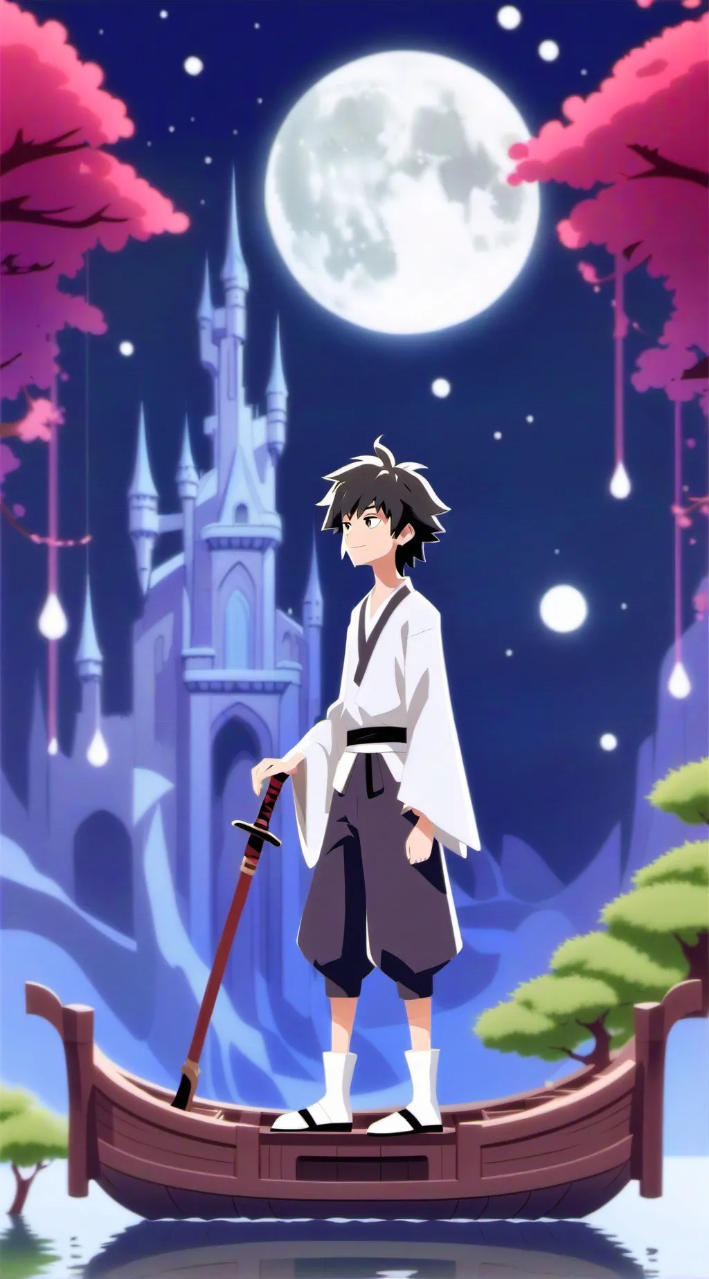 ai character: mha x kny background