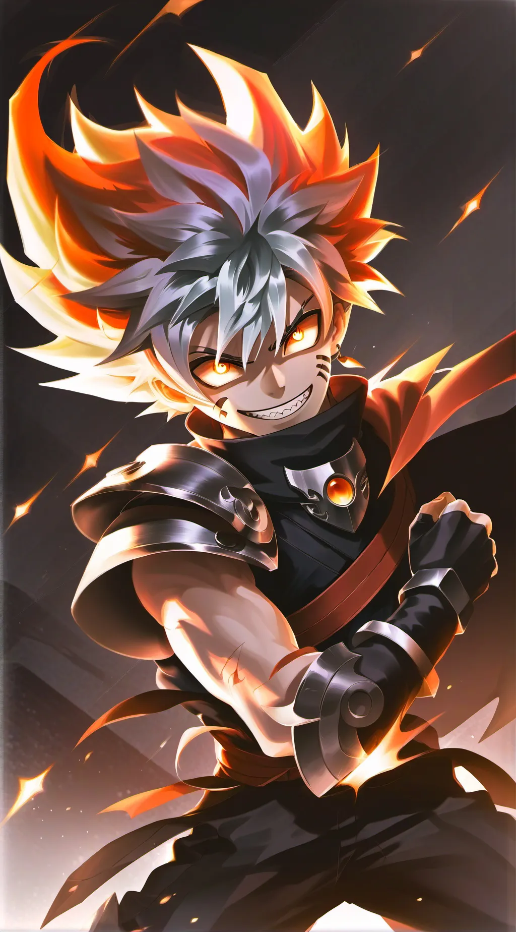ai character: MHA DEMON background