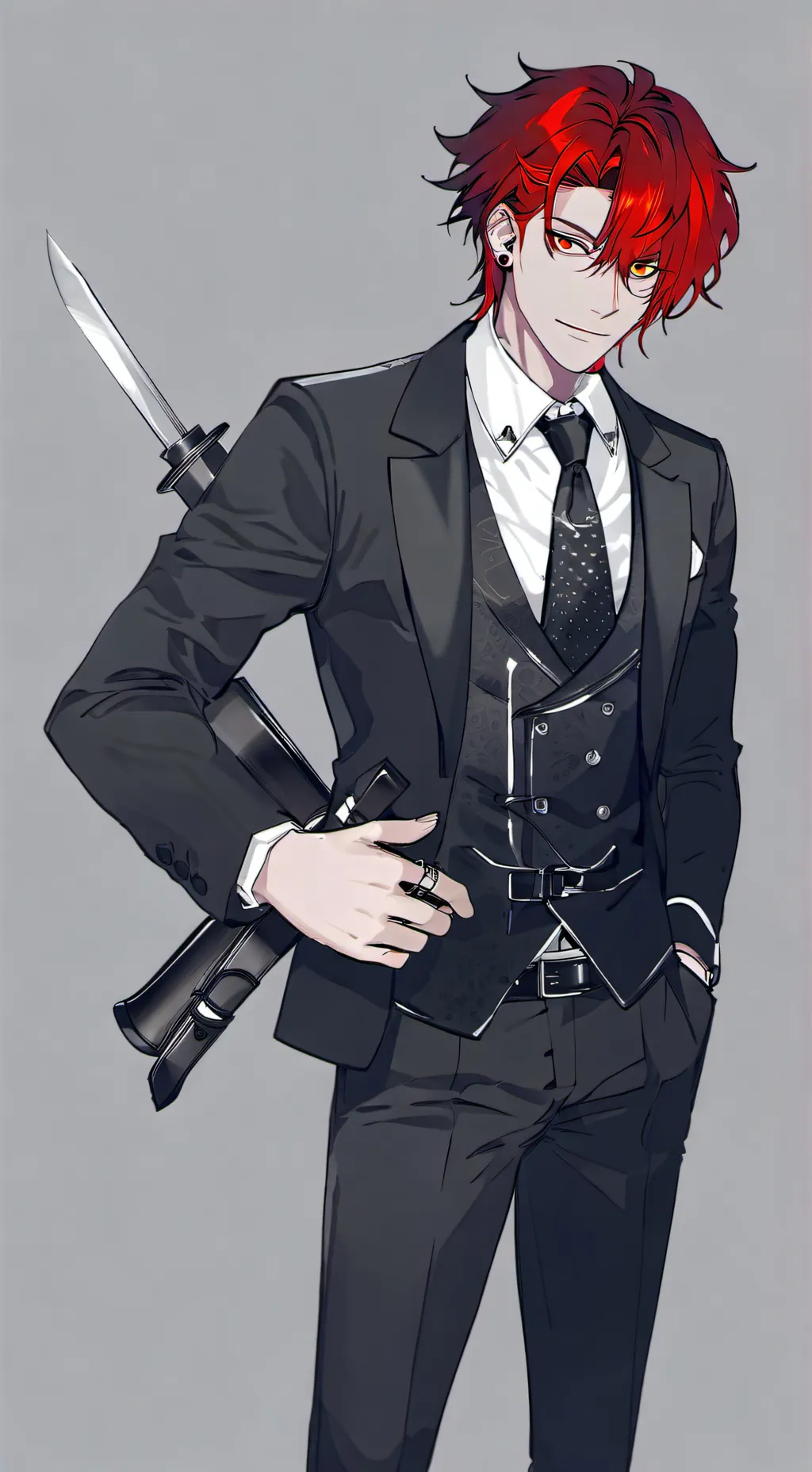 ai character: strange killer  background