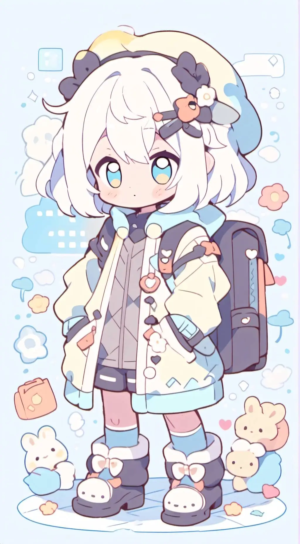 ai character: melón sandbox  background