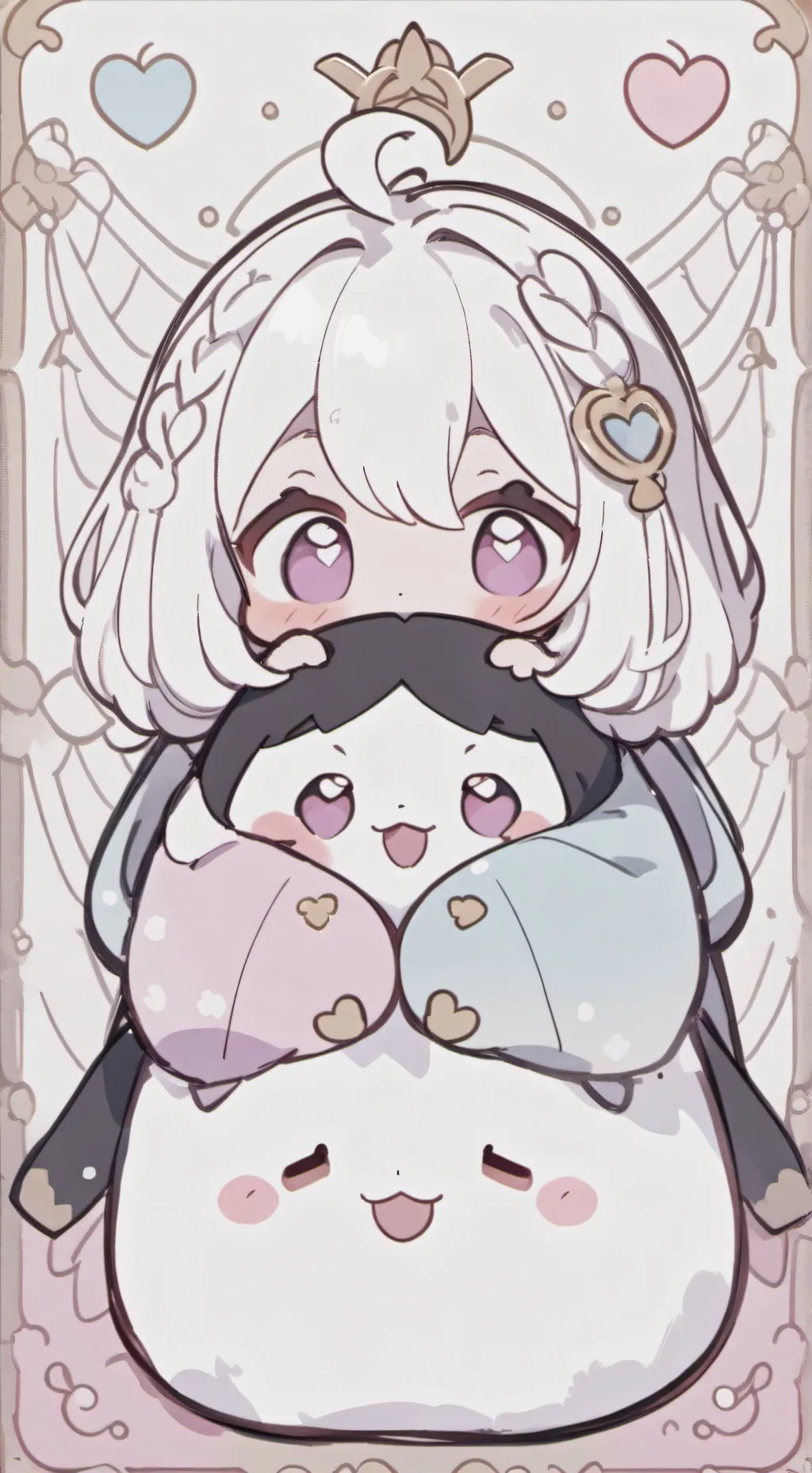 ai character: Aurora background