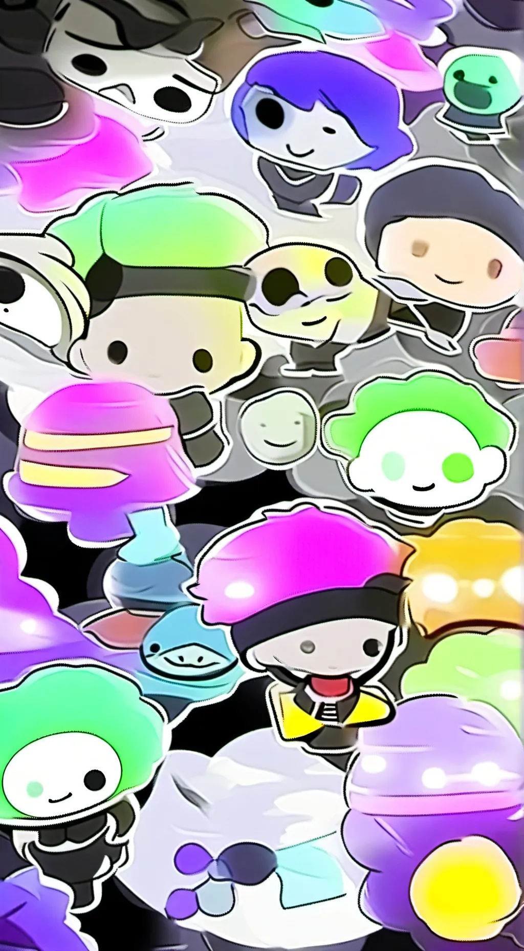 ai character: Moonflower background