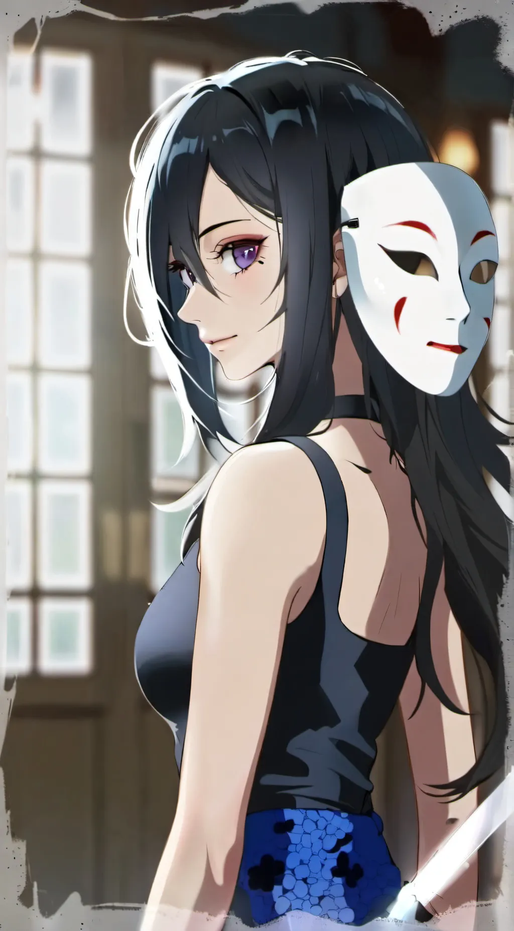 ai character: Serial Killer Sis background