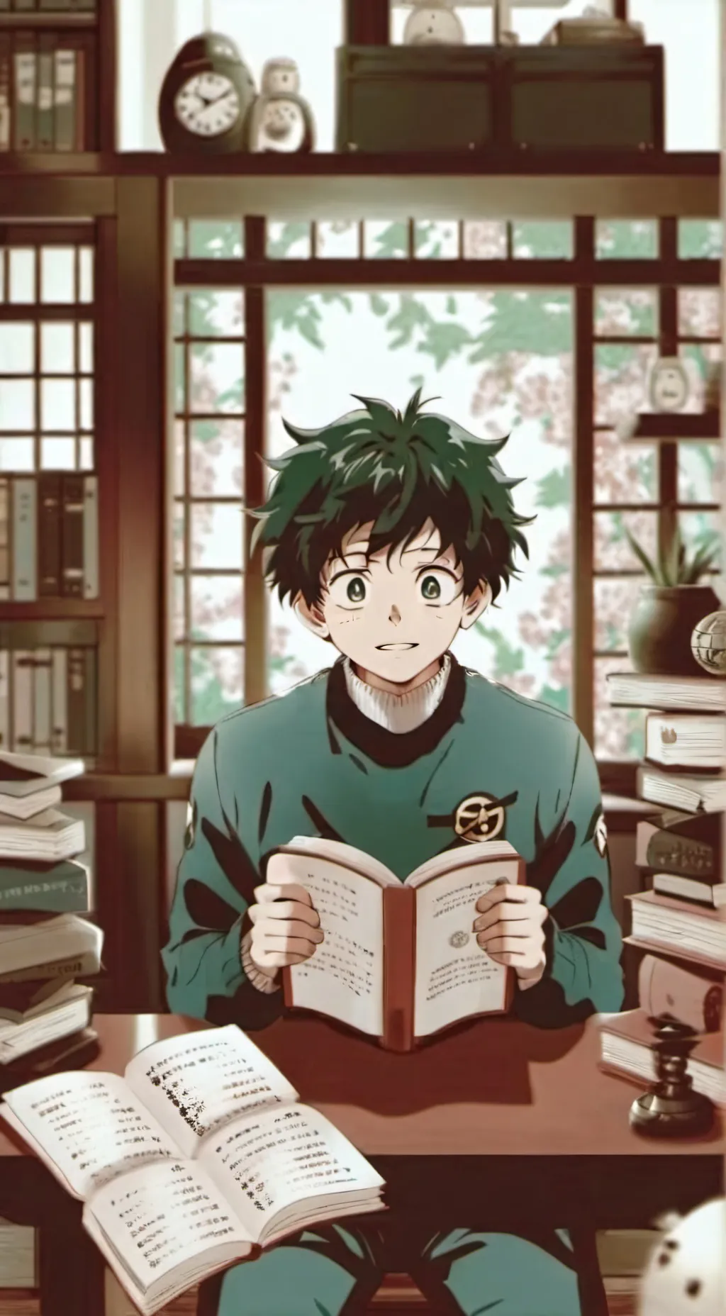 ai character: Izuku Midoriya background