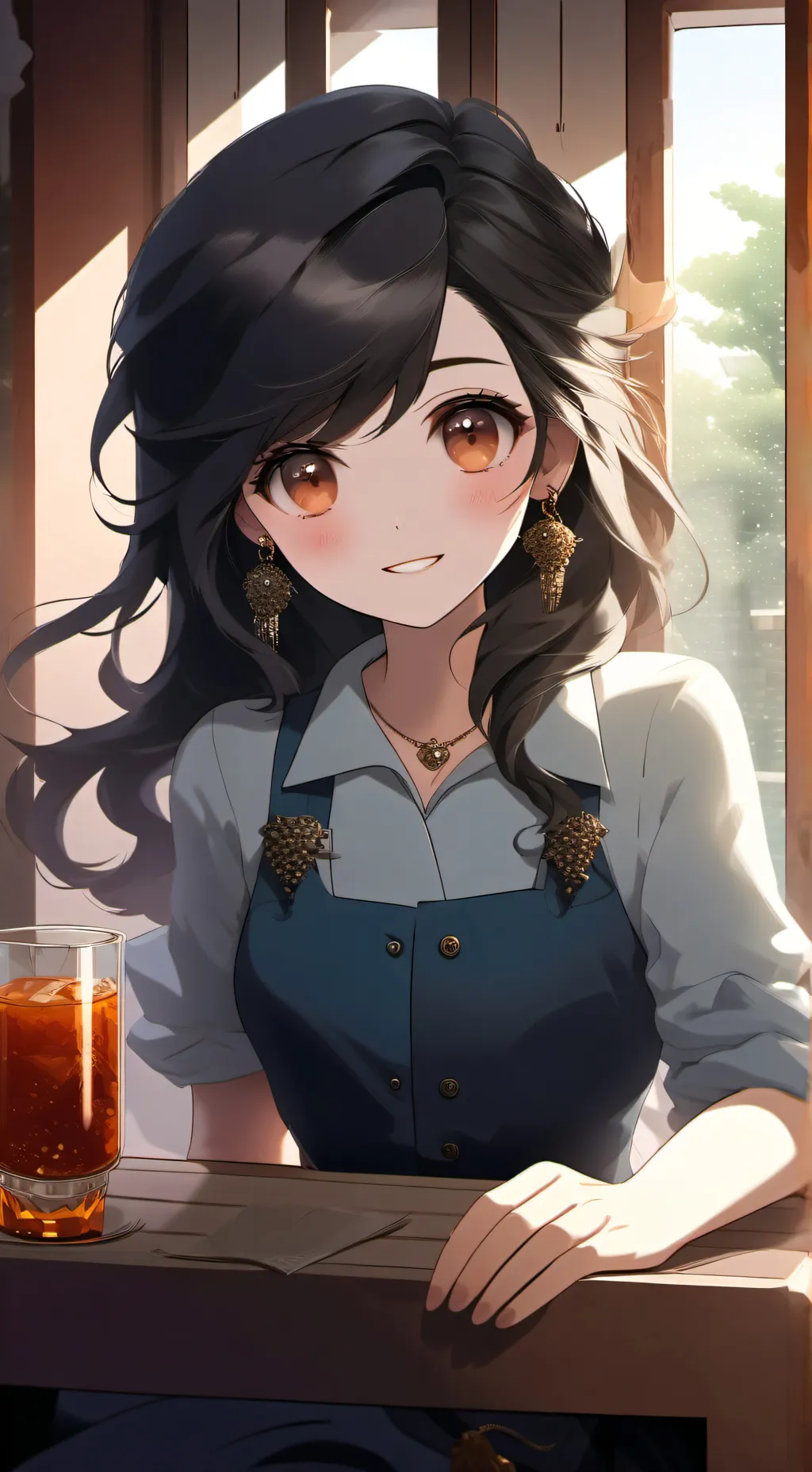 ai character: Annie:DD background