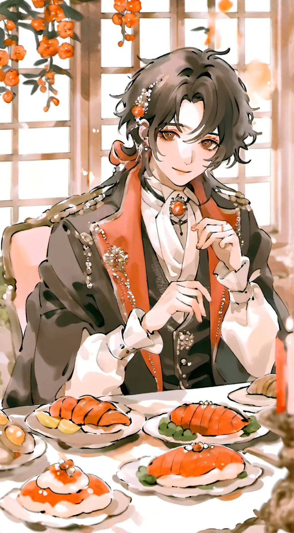 ai character: 🏵️~alex~🏵️ background