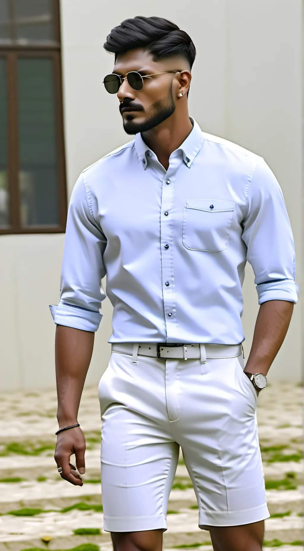 ai character: Issac  background