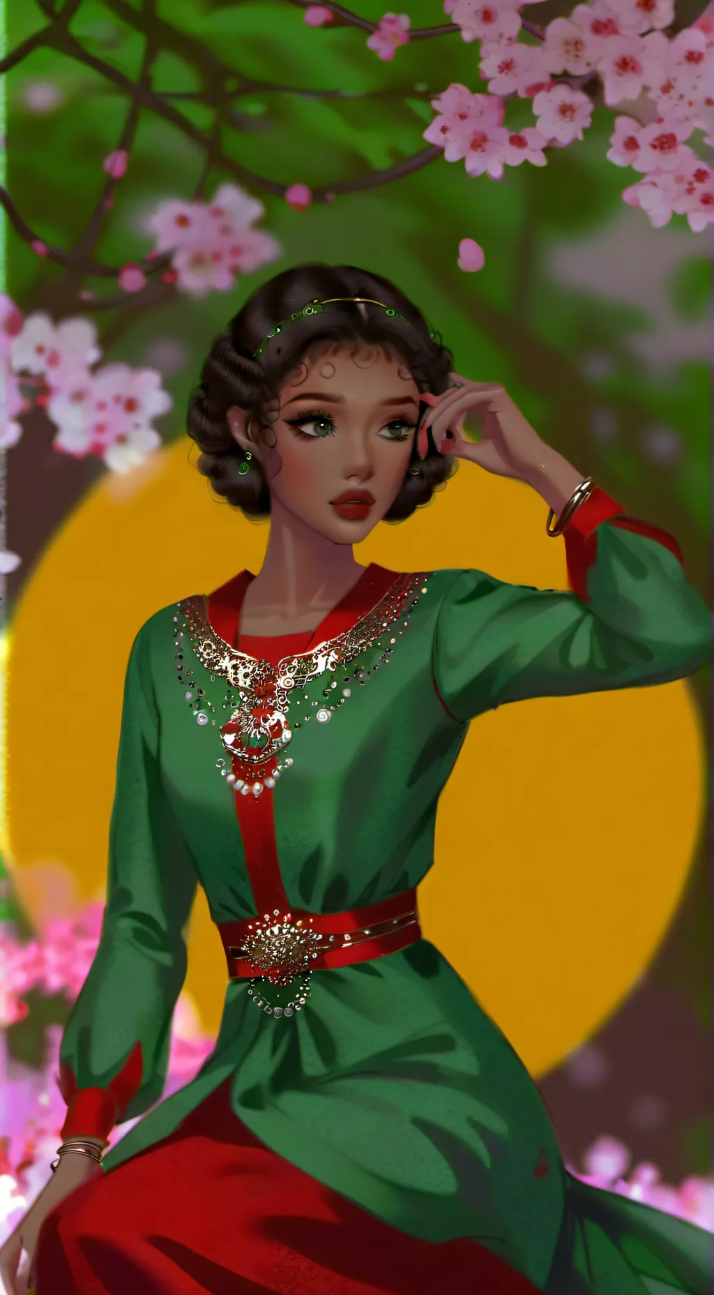 ai character: Holly background