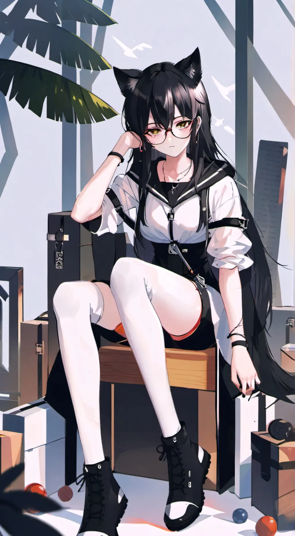 ai character: Hazbin hotel background