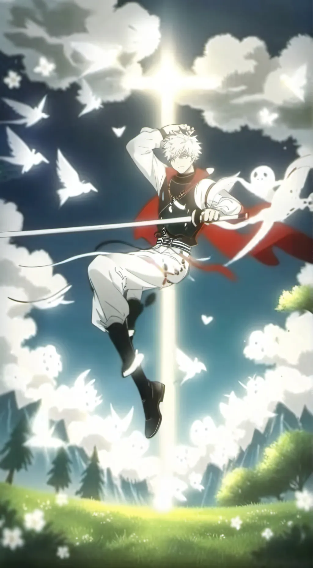 ai character: ☆shoto x bakugo☆ background