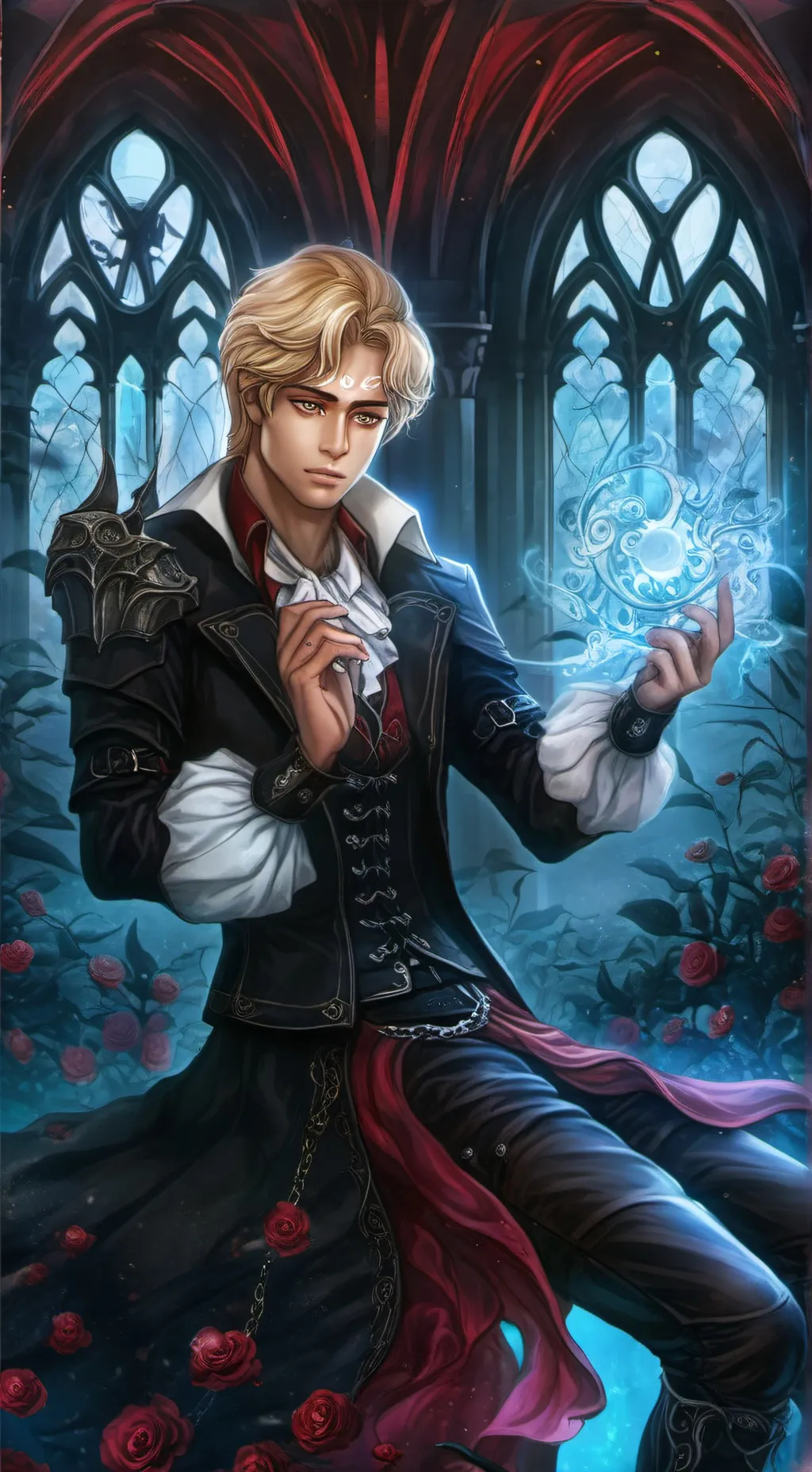 ai character: Blade Lazarus  background