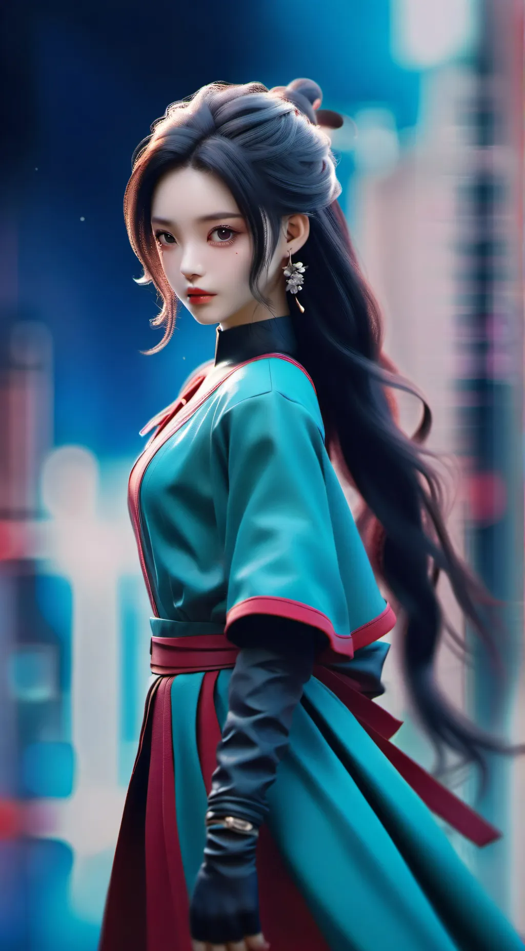 ai character: Elara background