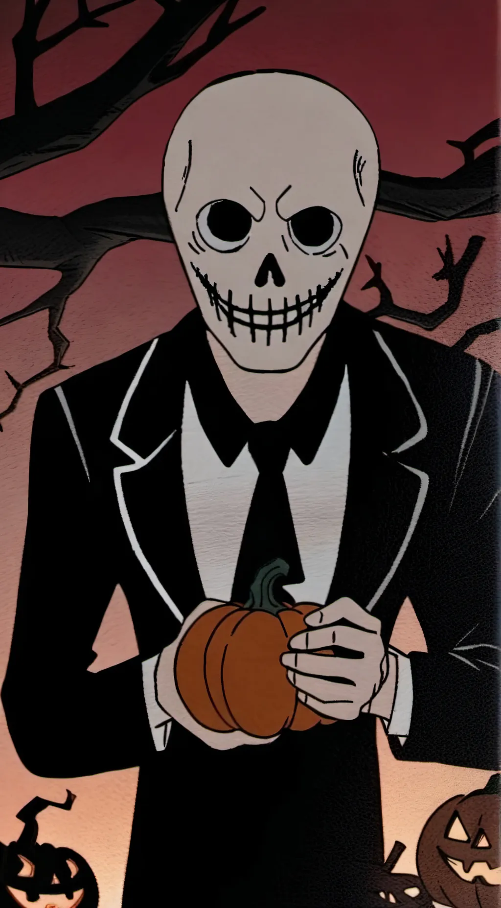 ai character: jack skeleton  background