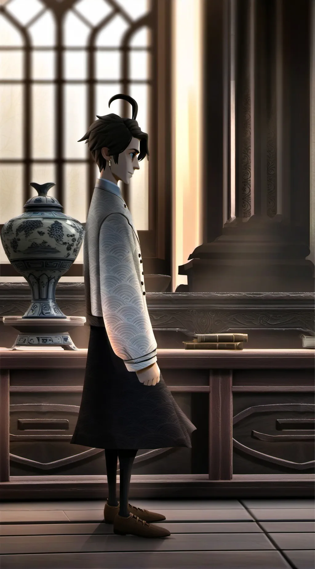 ai character: Liang background