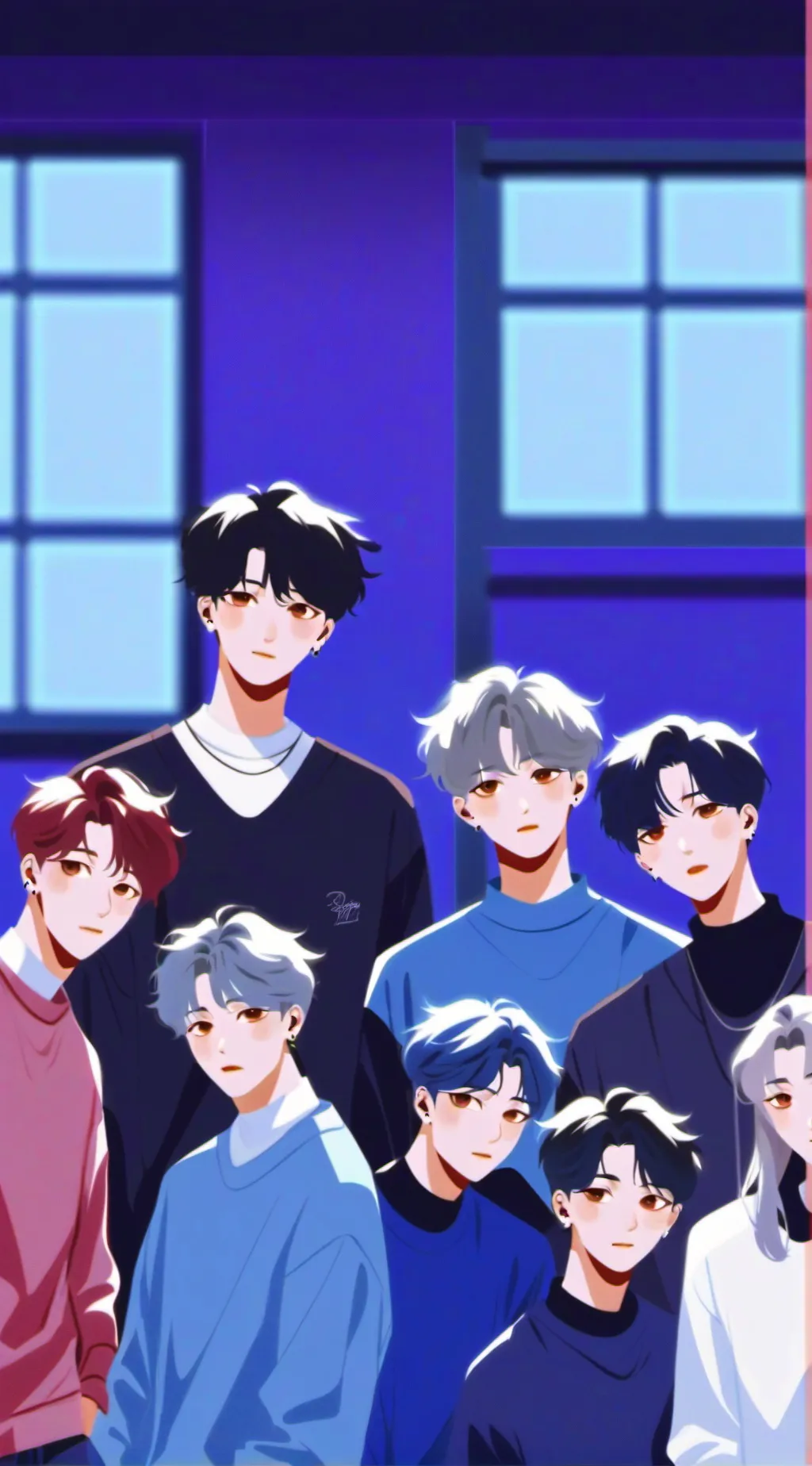 ai character: Skz  background