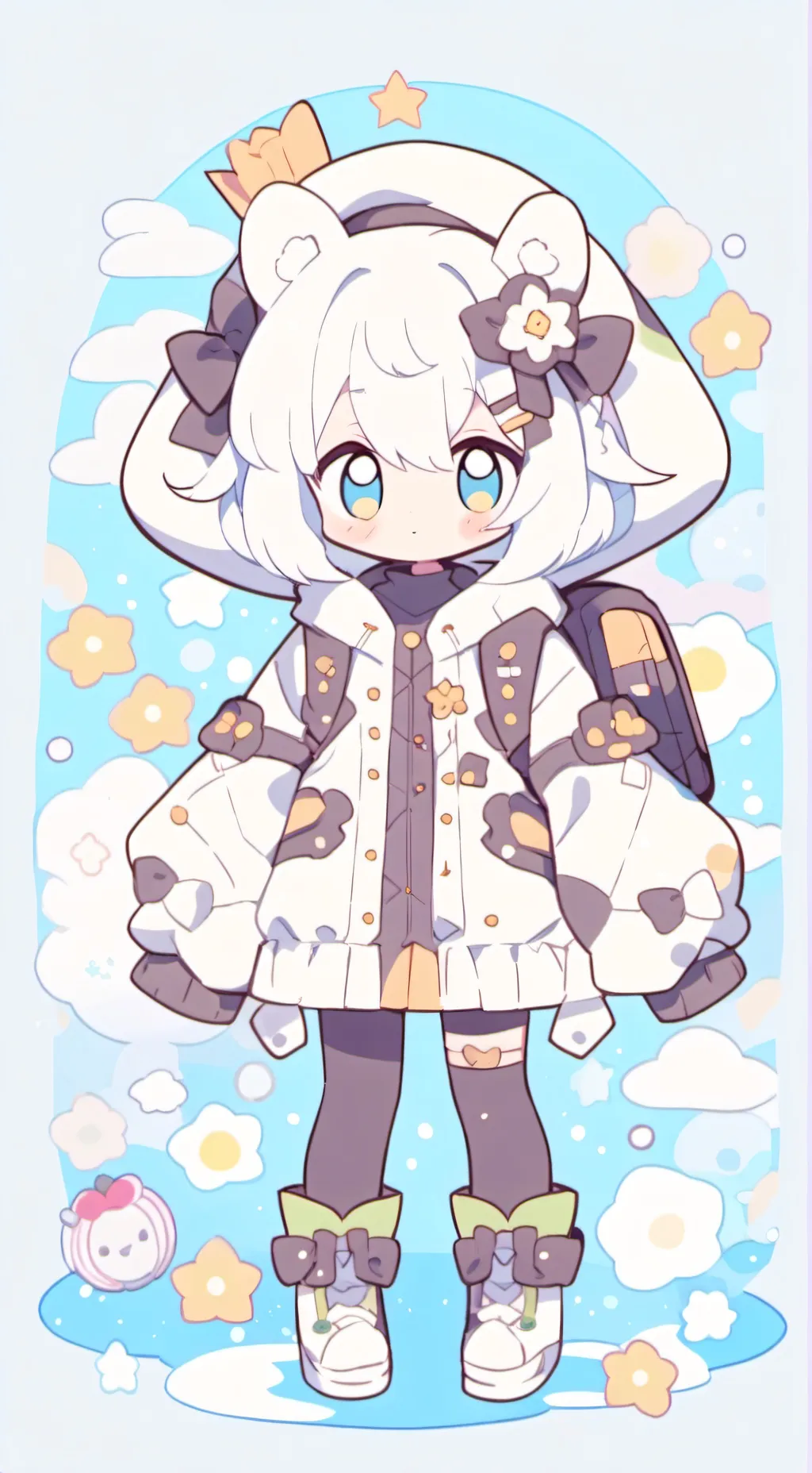 ai character: Kiaro background