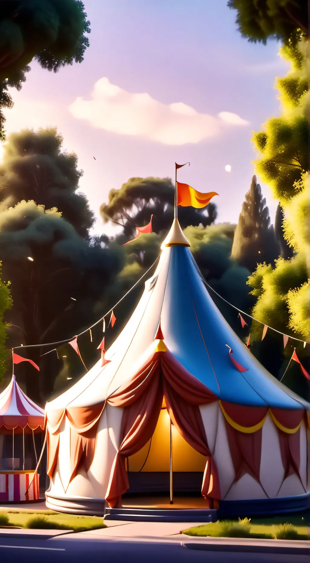 ai character: Tadc Christmas  background