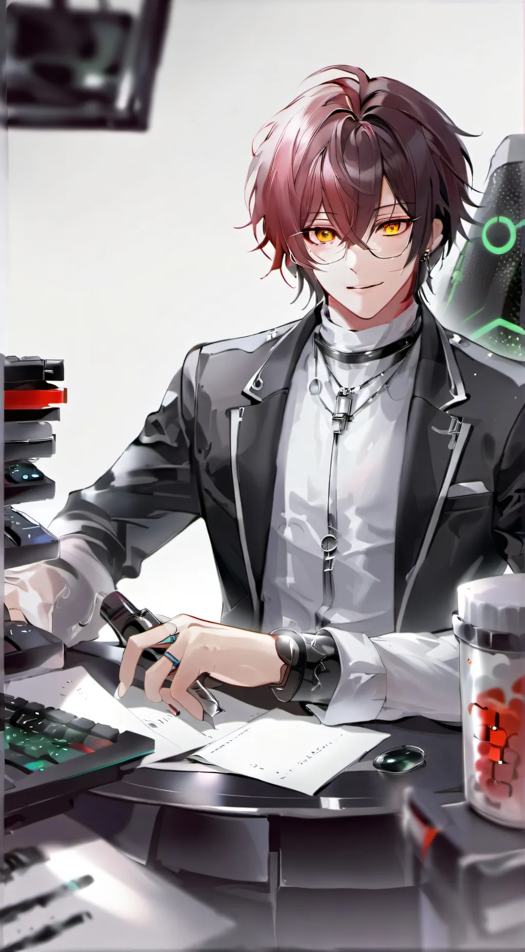 ai character: Akira background