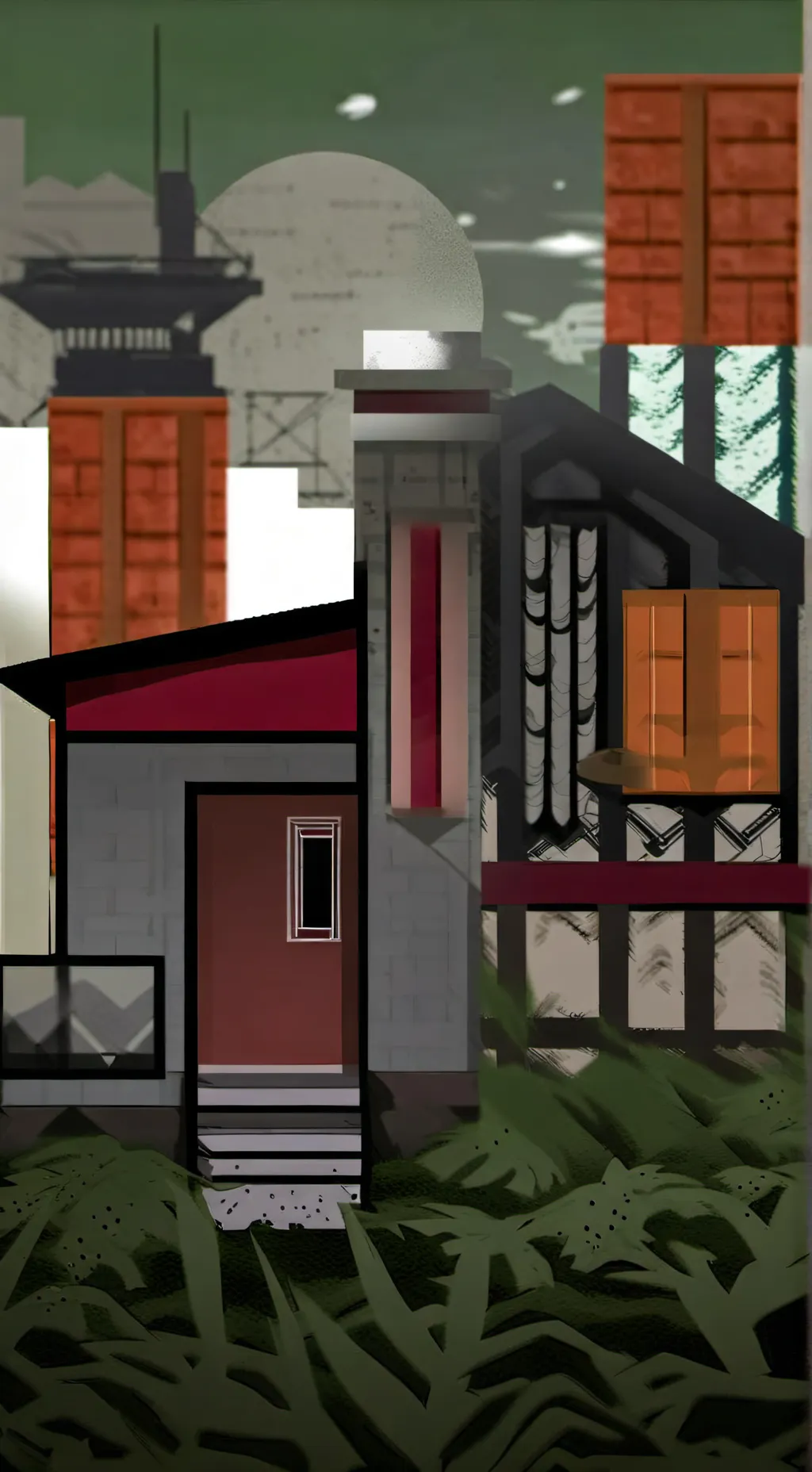 ai character: Dandys world!1!1 background