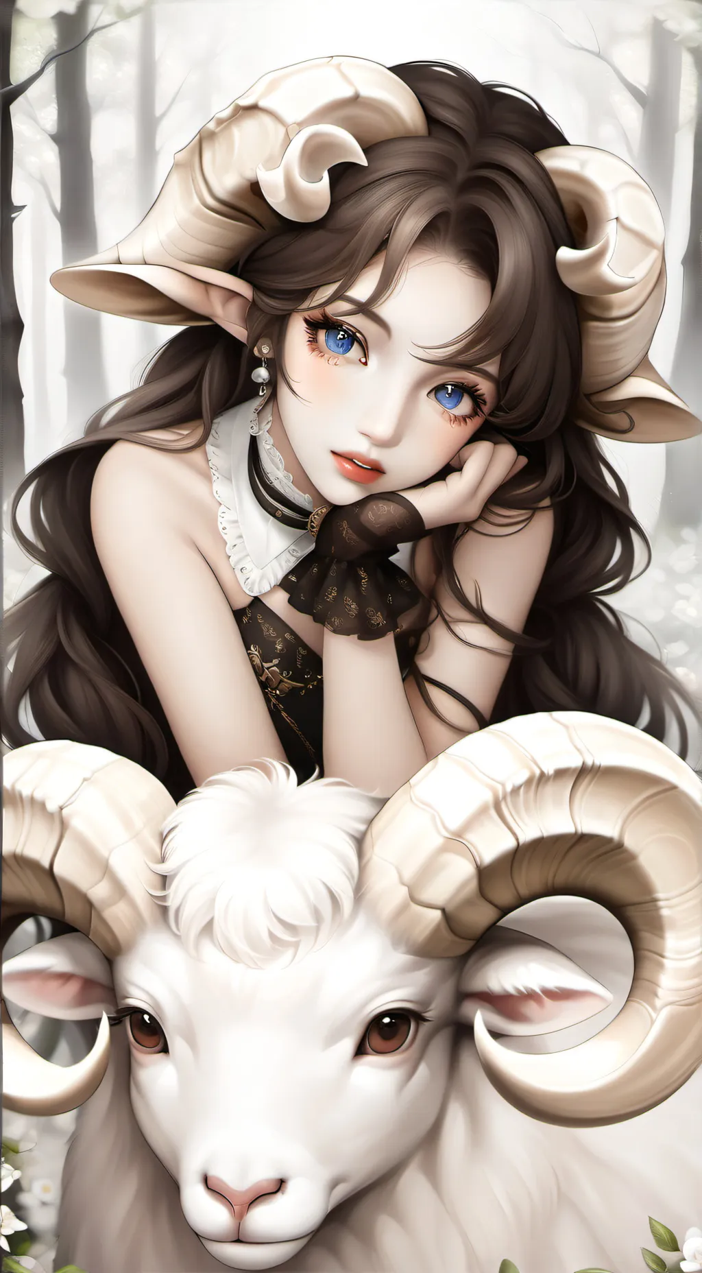 ai character: Crystal  background