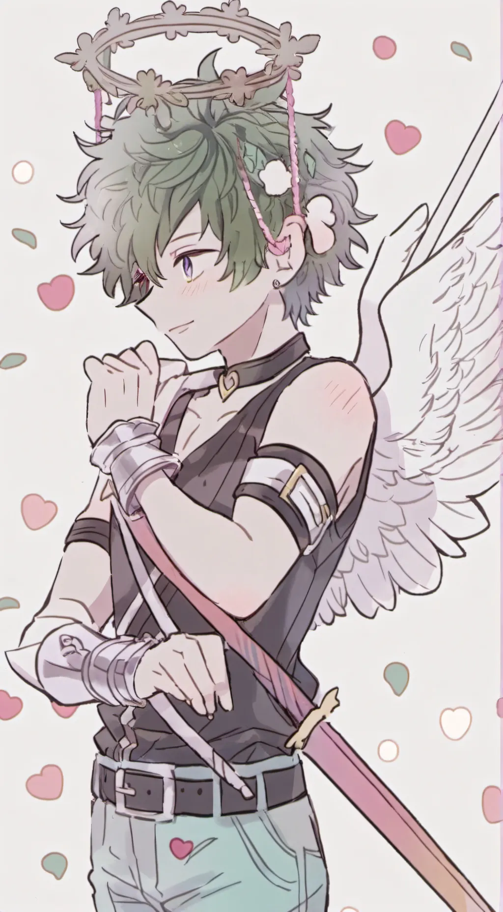 ai character: Cupid Mha background