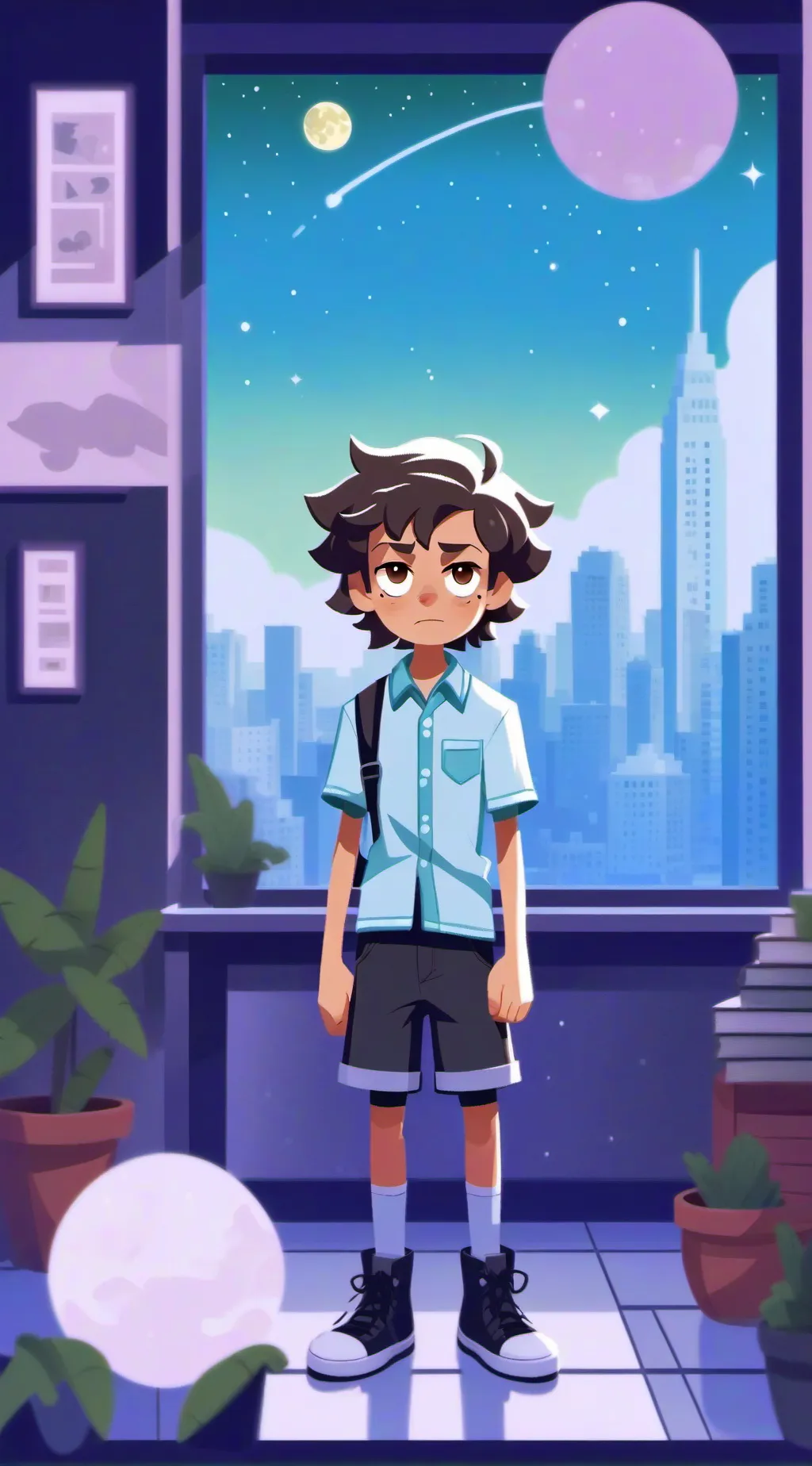 ai character: Michael Afton background