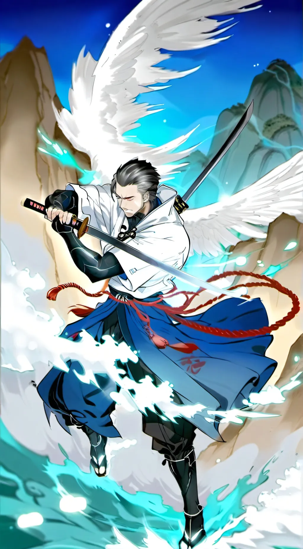 ai character: War 2045  background