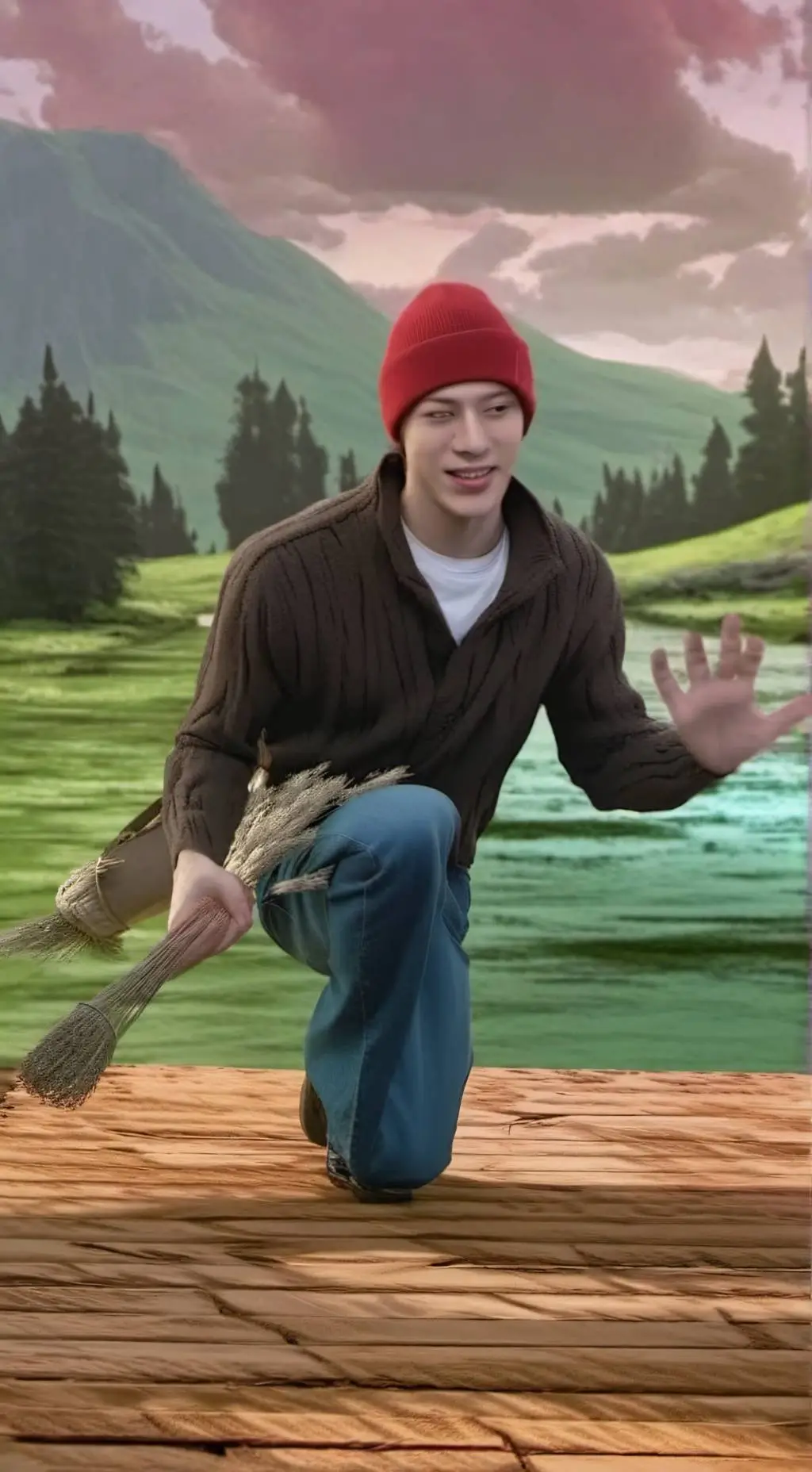 ai character: missing quakity background