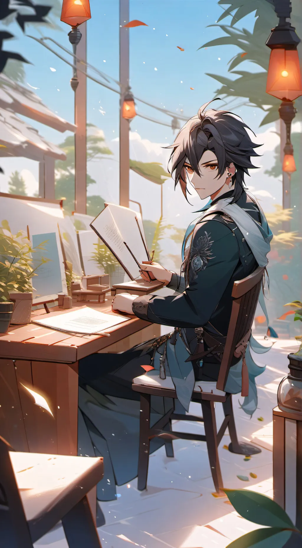 ai character: Hirochi background