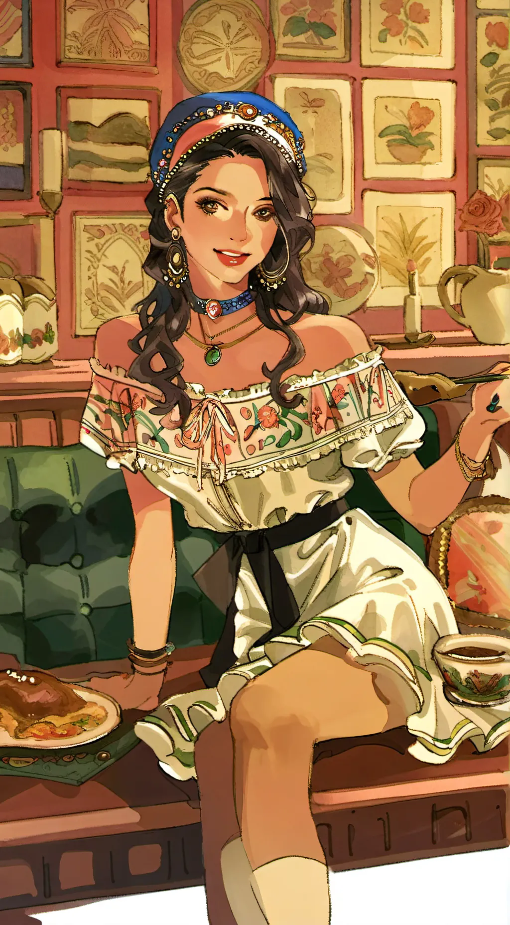 ai character: babysitter🍑  background