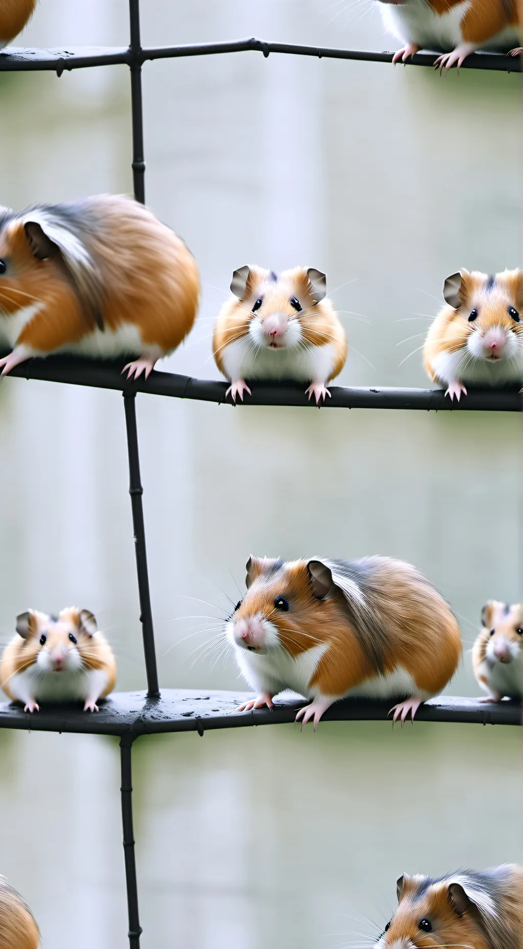 ai character: Hammy and friends background