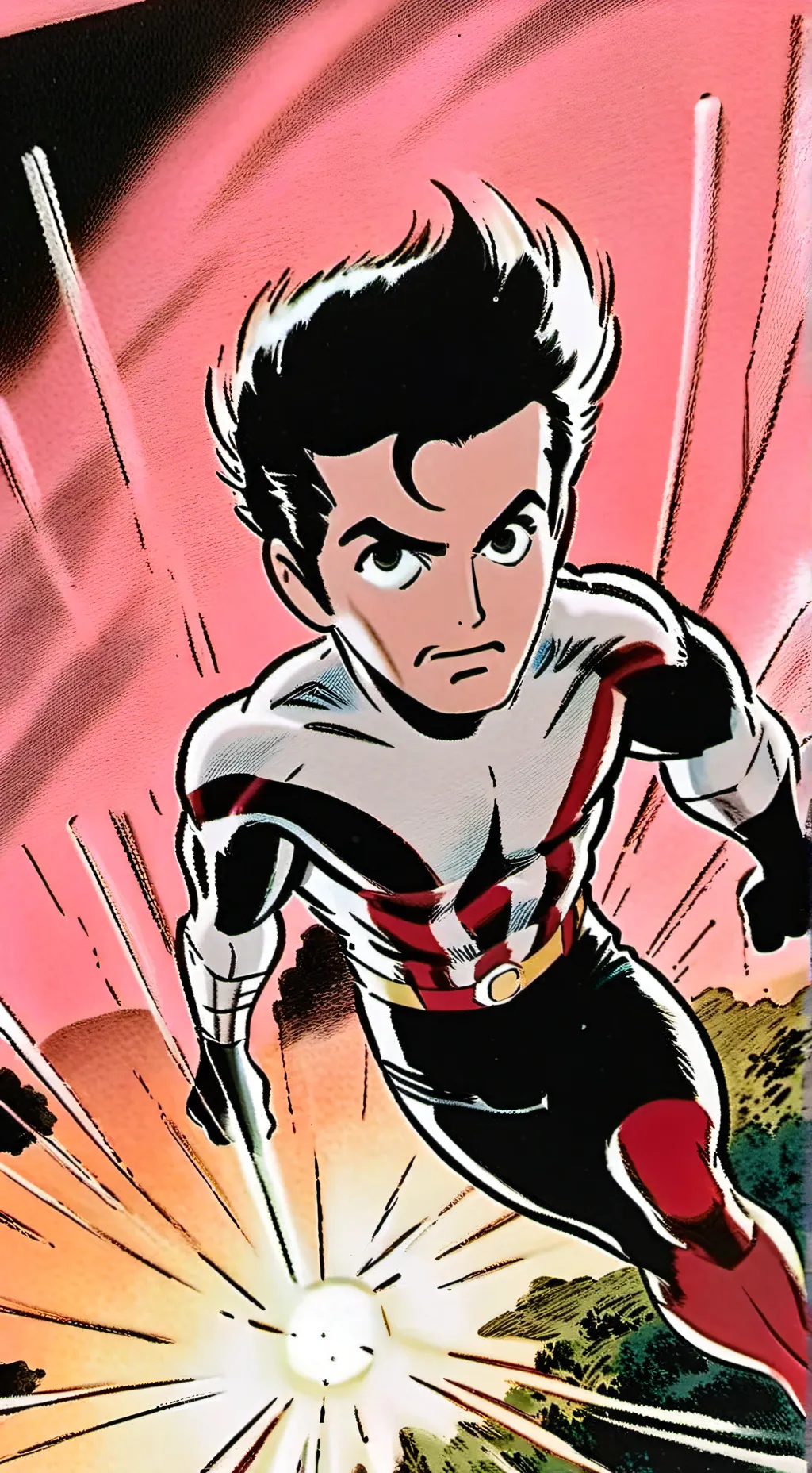 ai character: Dandys world background