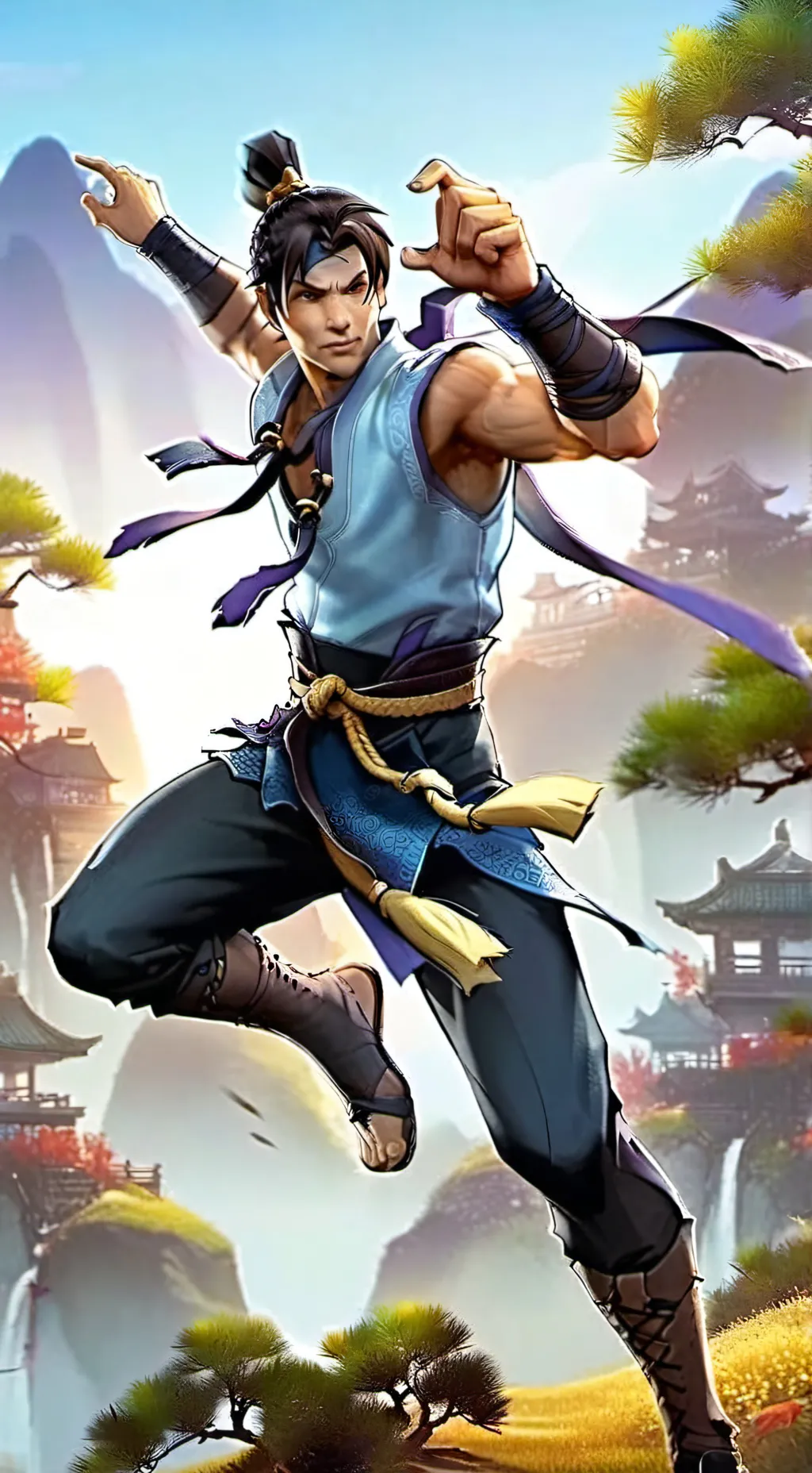 ai character: fortnite kid background