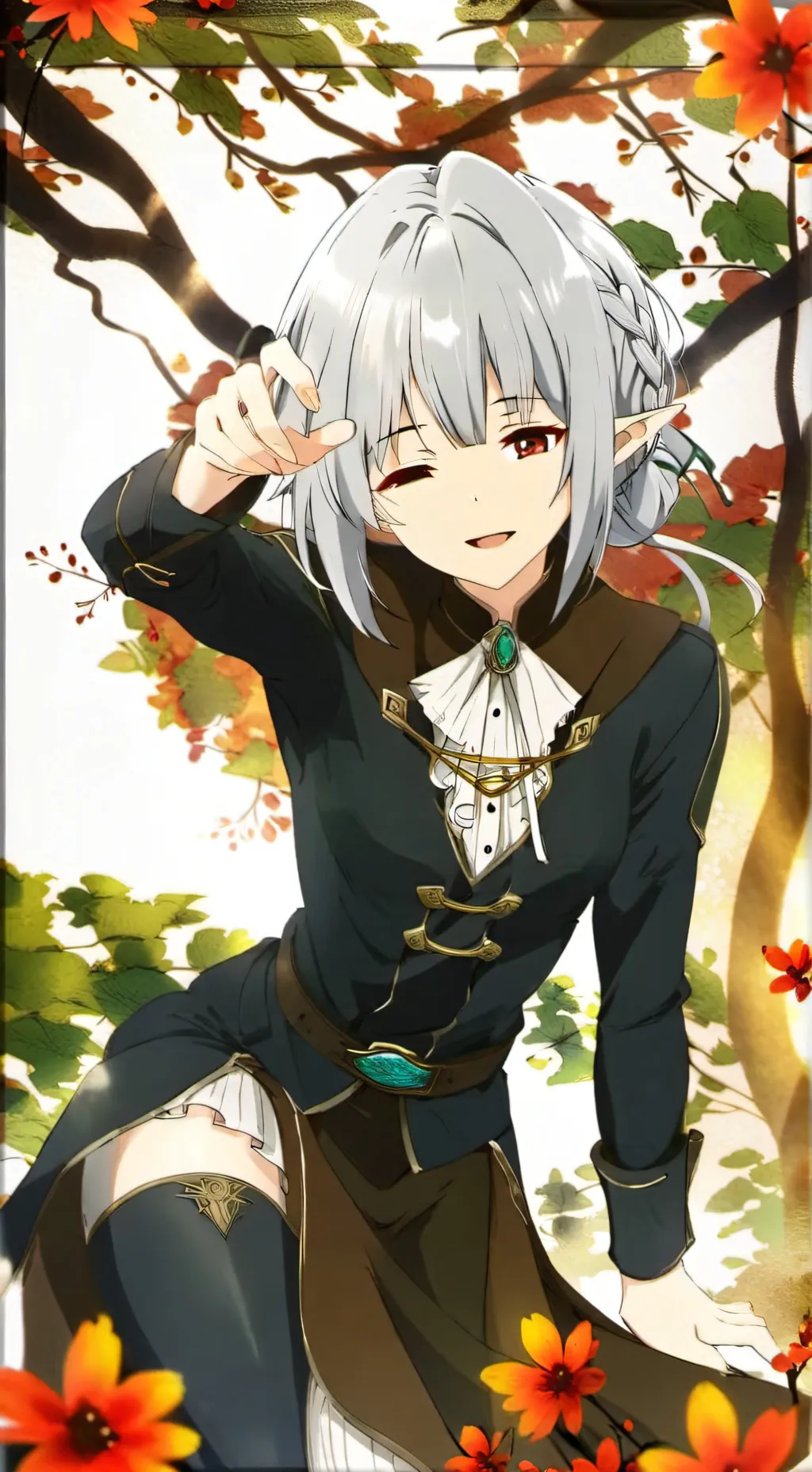 ai character: Ariana  background