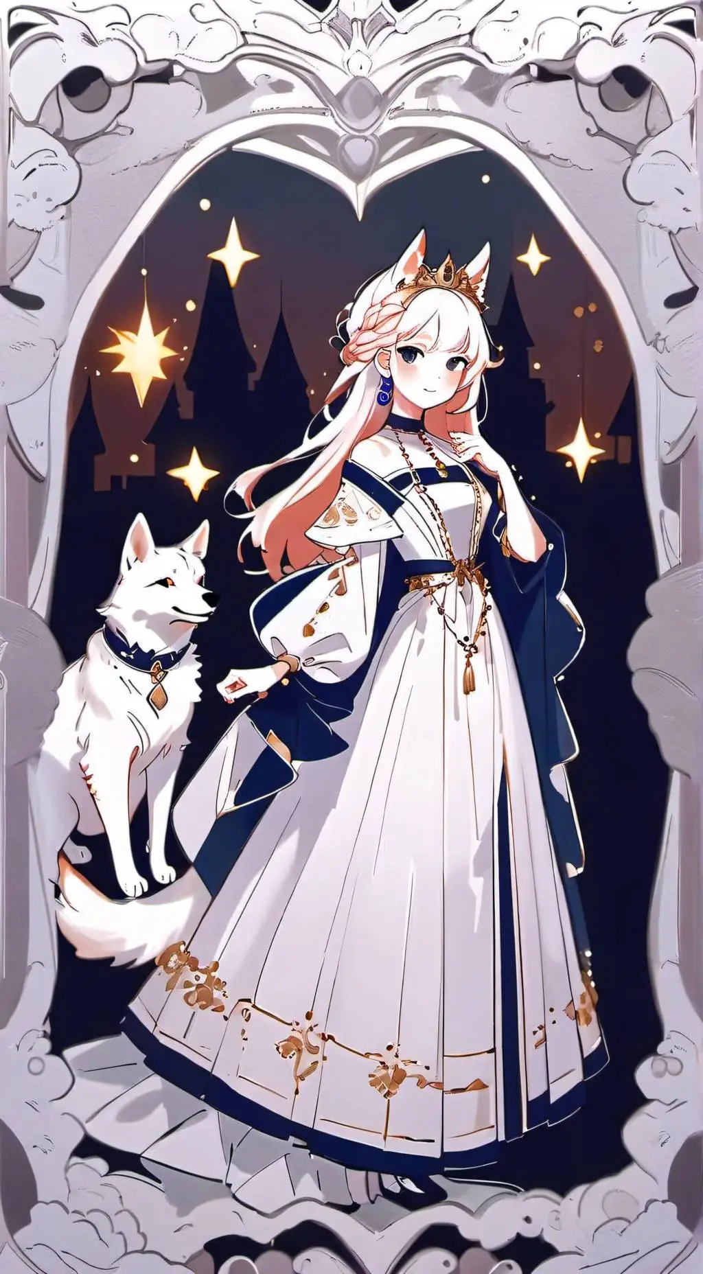 ai character: Princesse de Nuit background