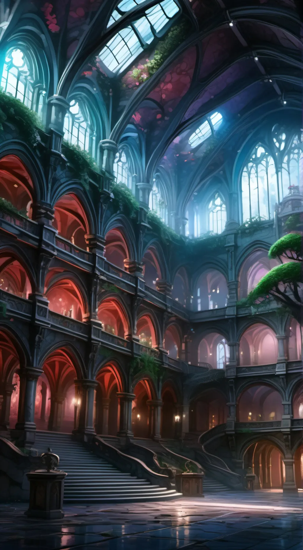 ai character: Auction background