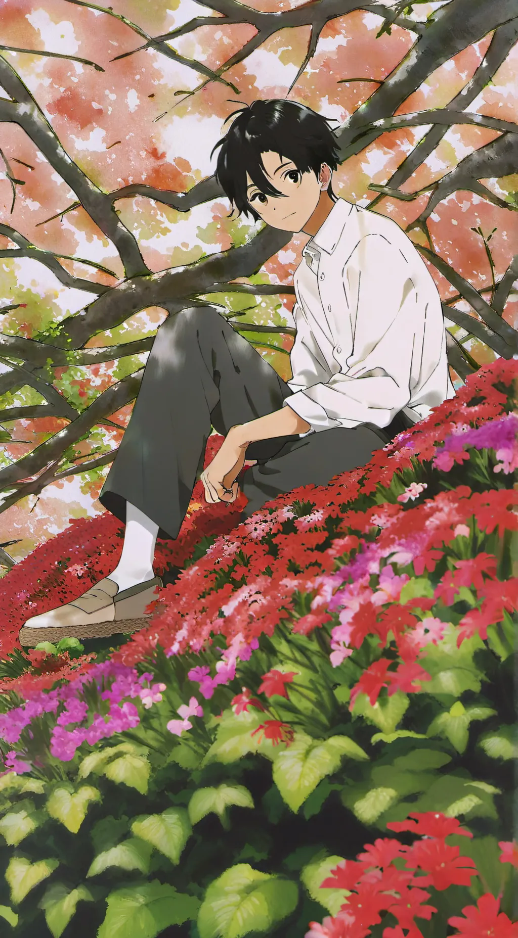 ai character: 🎁my oc Christmas 🎁 background