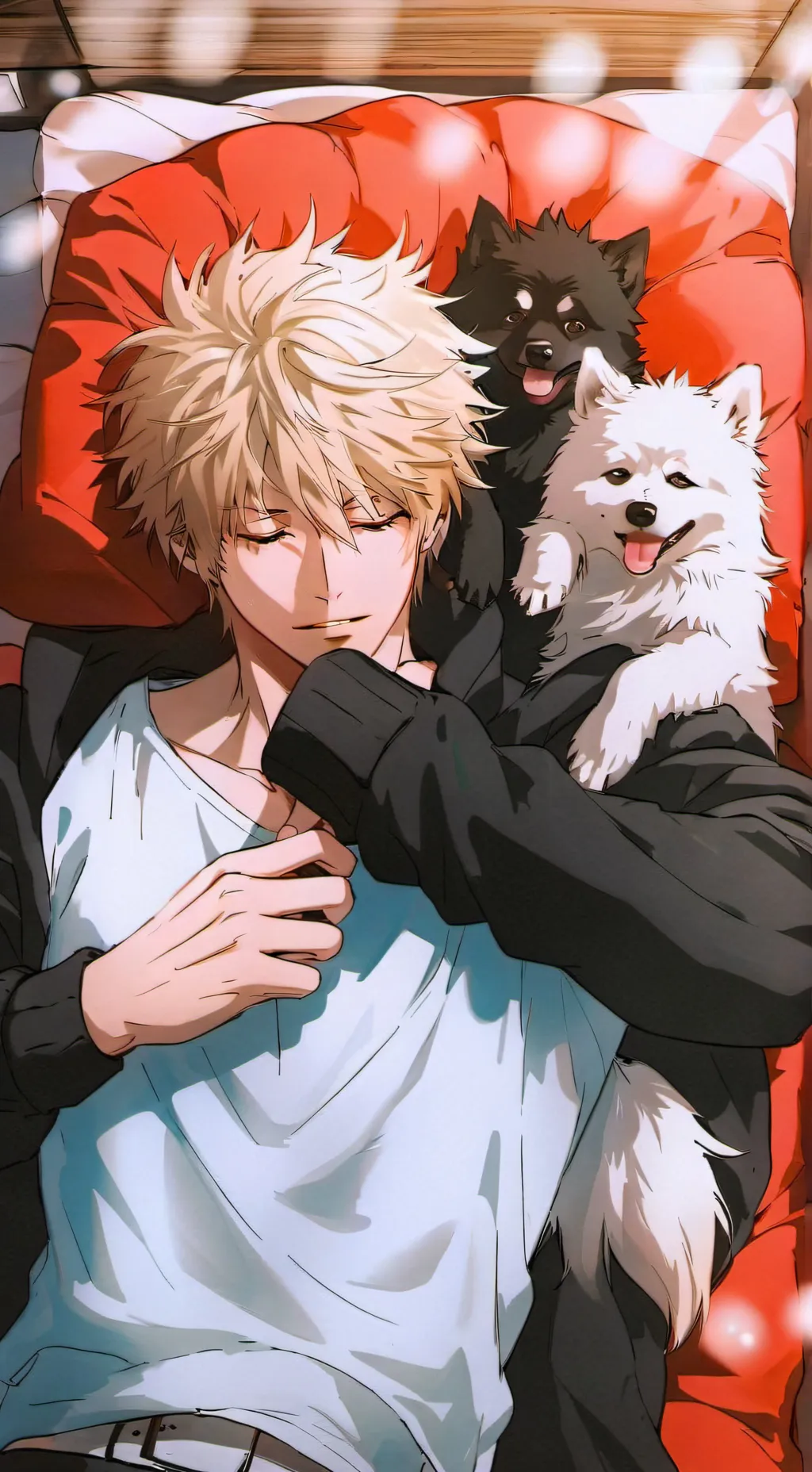 ai character: bakugo  background