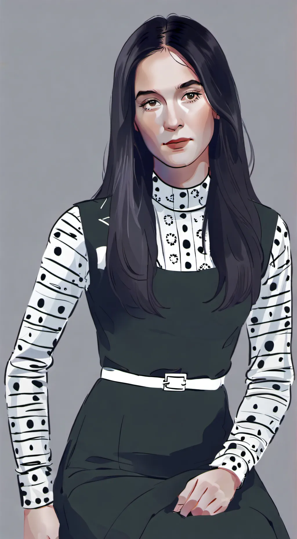 ai character: John and Ebony  background