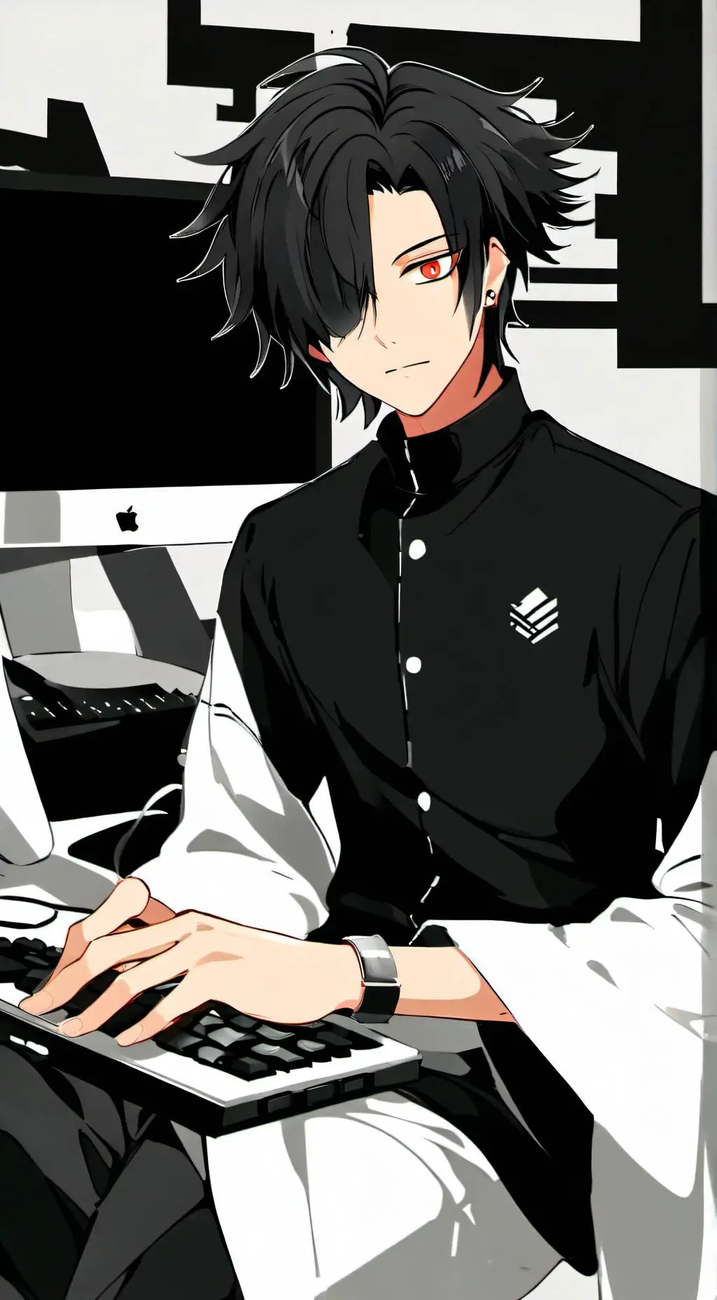 ai character: °-Ray-° background