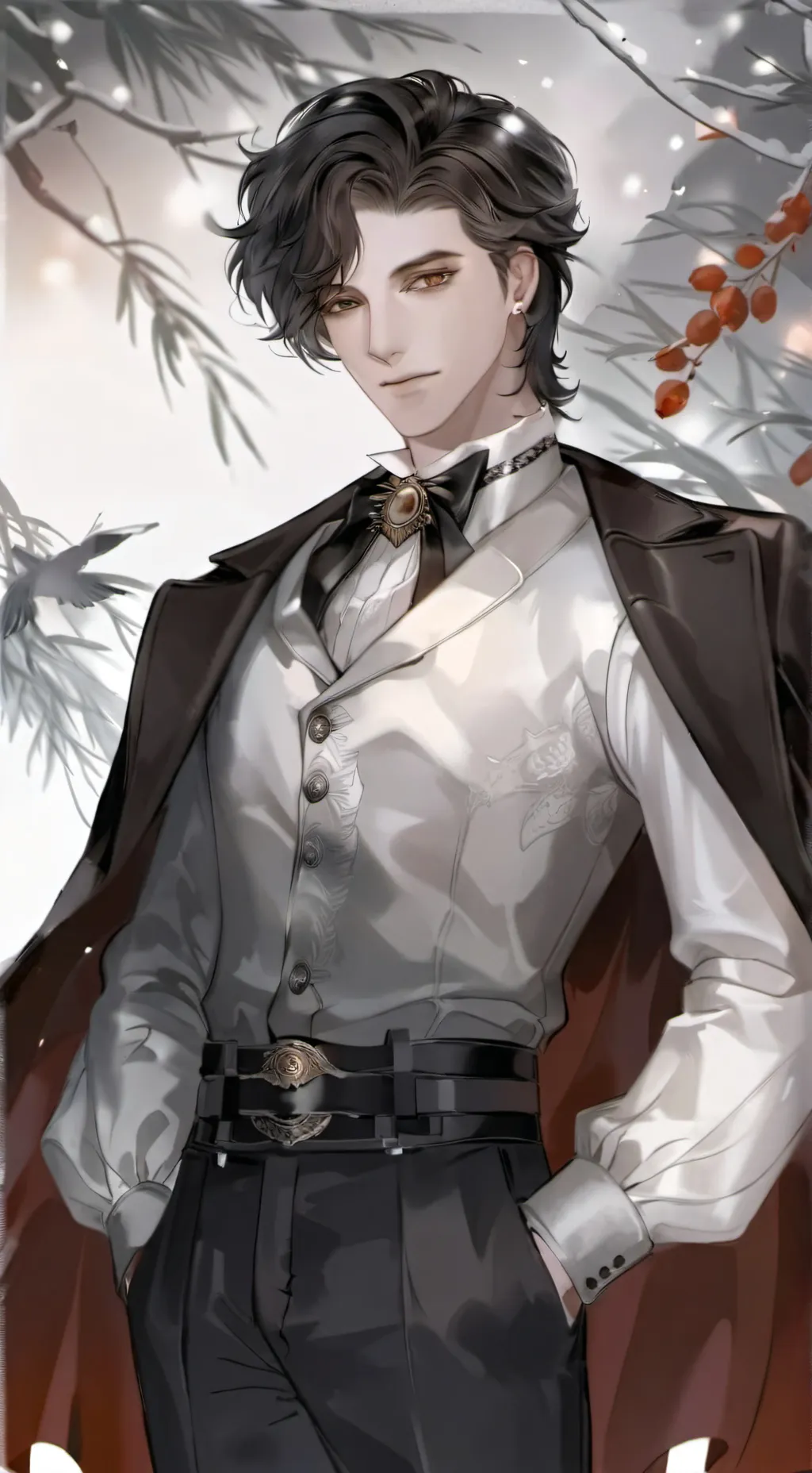 ai character: Мортон background