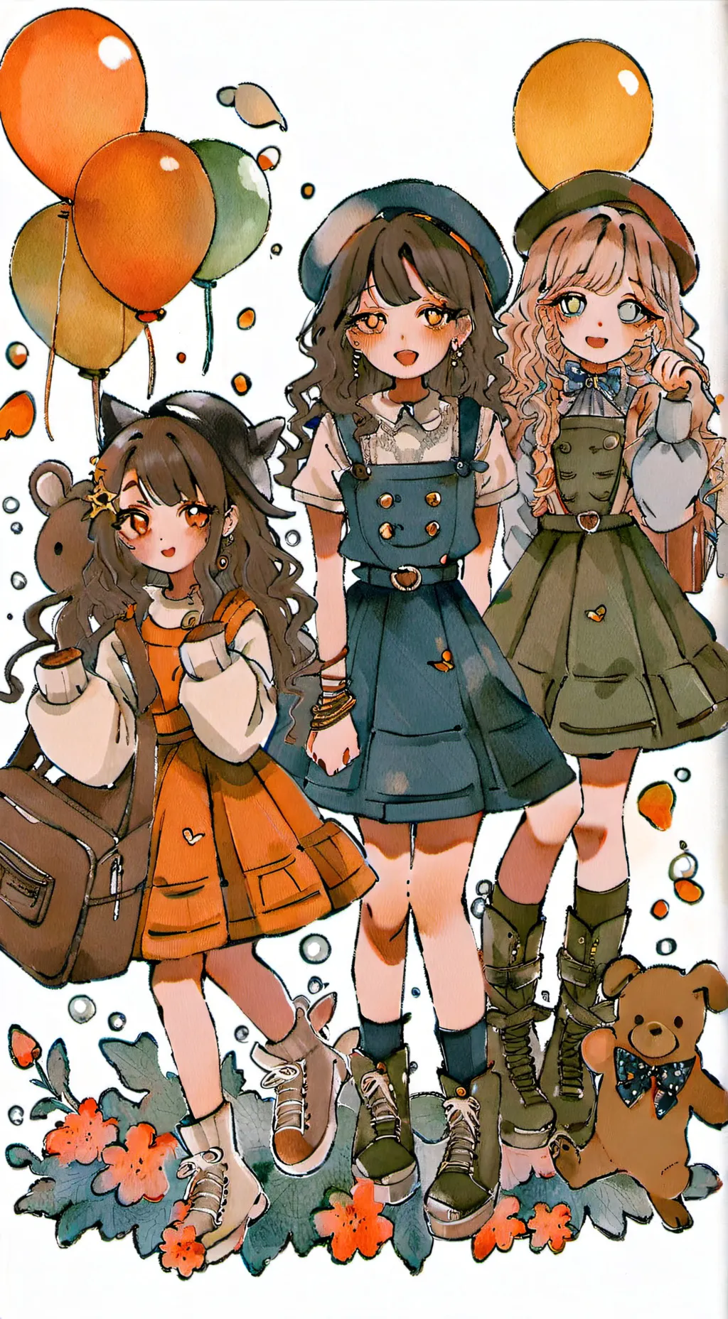 ai character: The 3 Bulies background