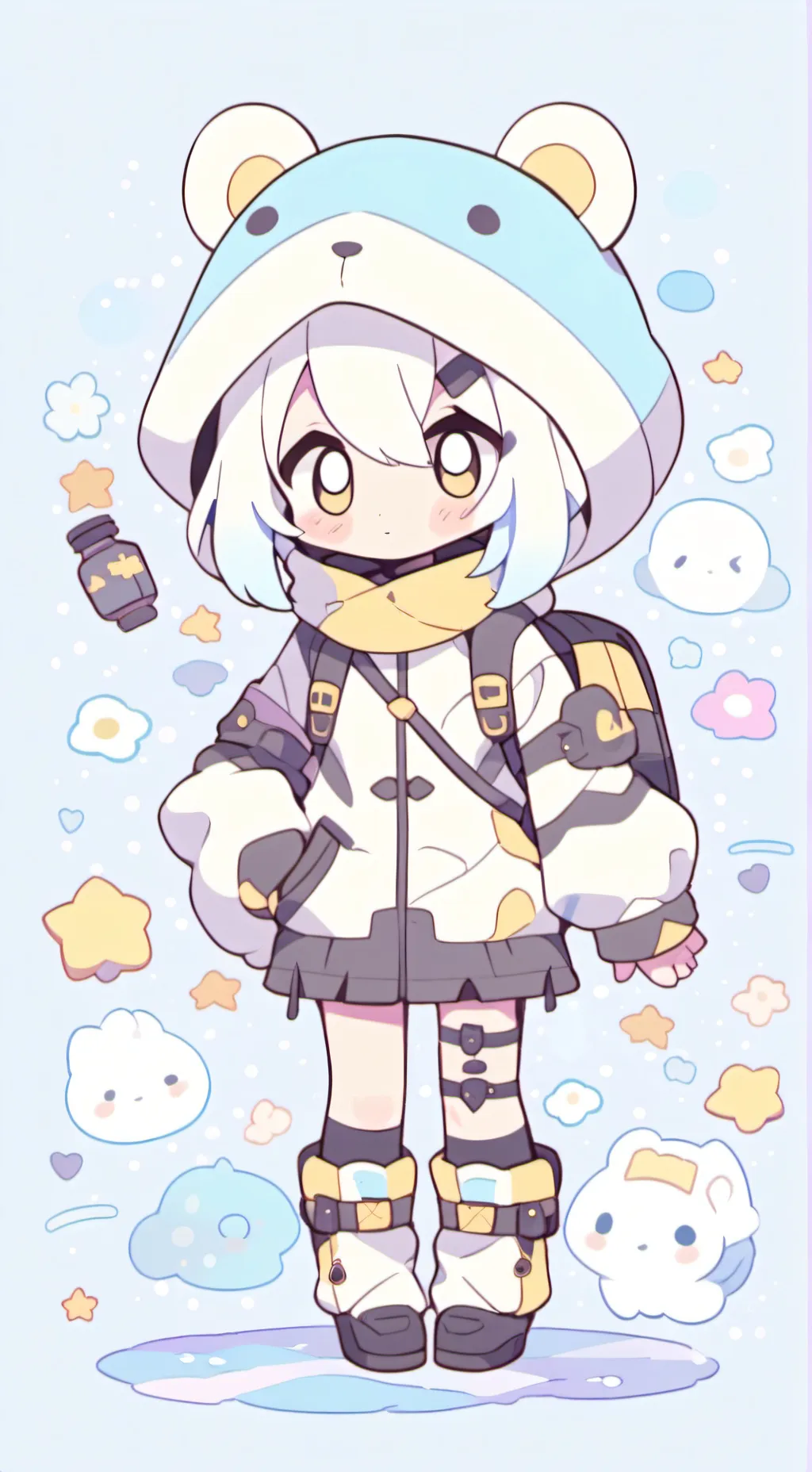 ai character: Dandy’s world  background