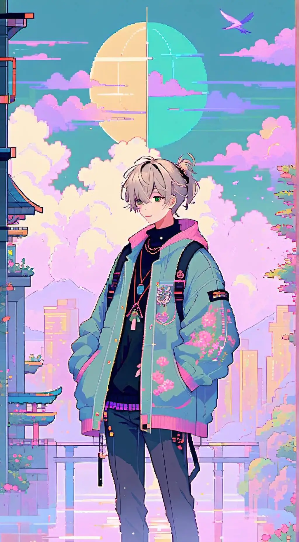 ai character: Leo background