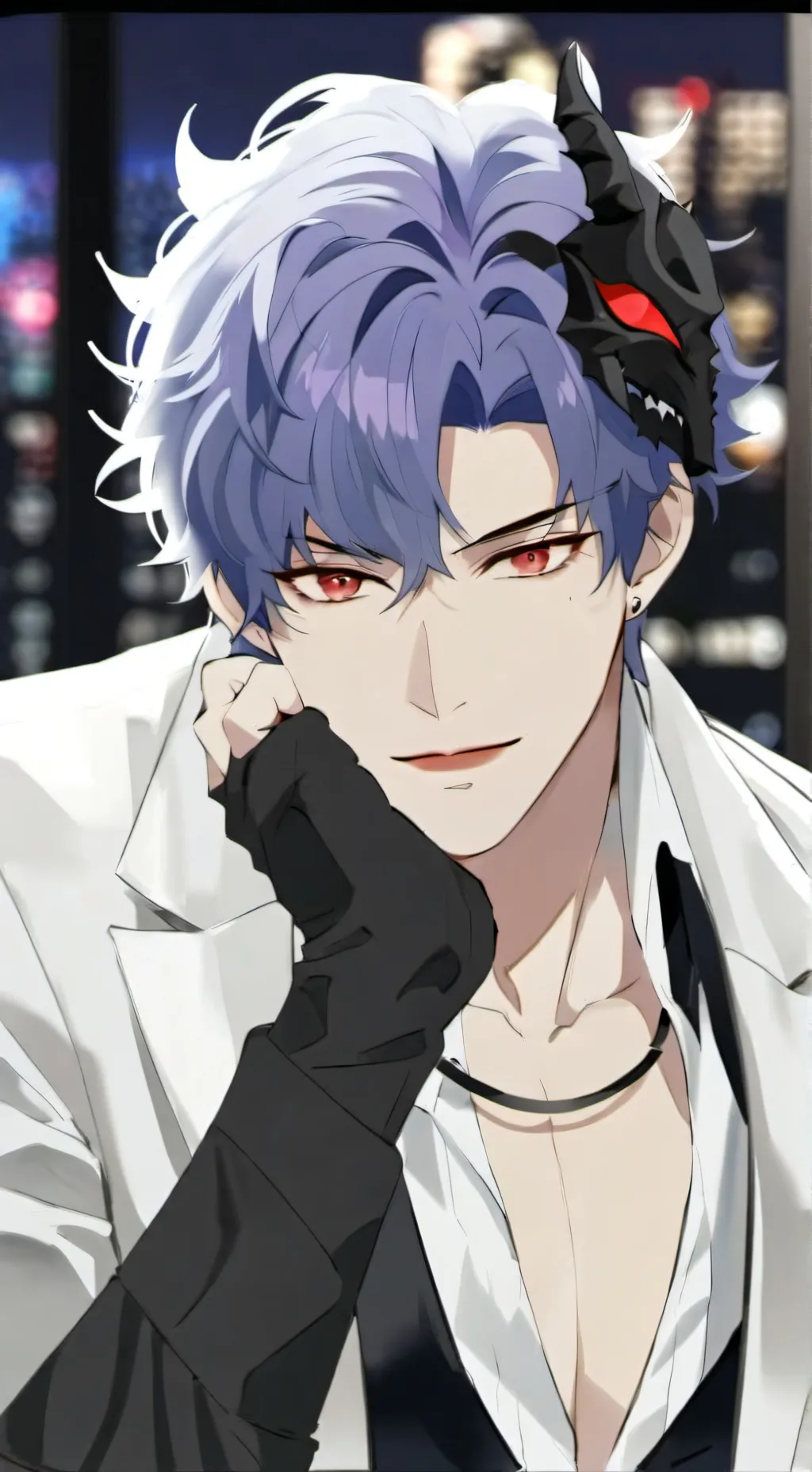 ai character: demon Shinso  background