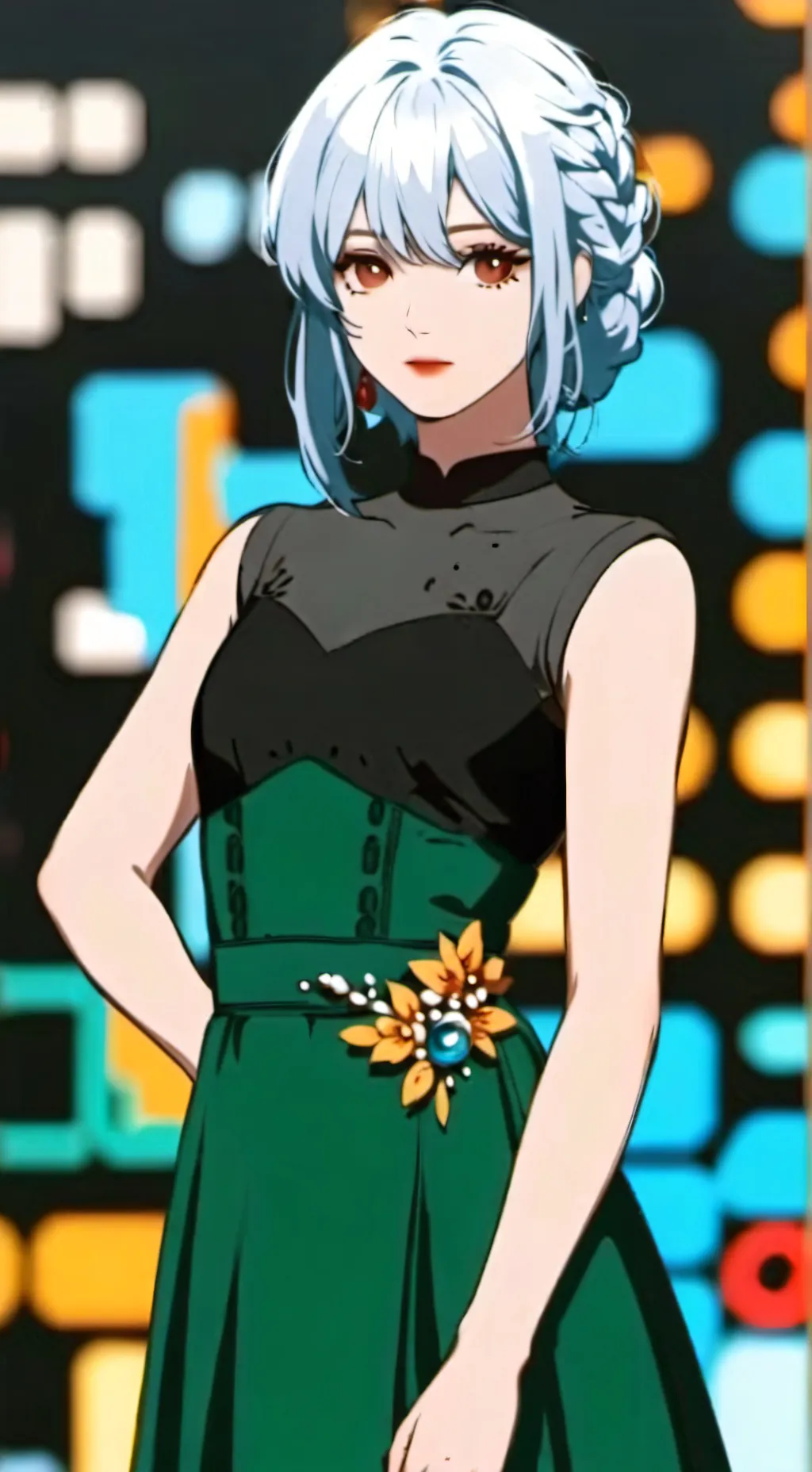 ai character: 🎀Mha🎀 background