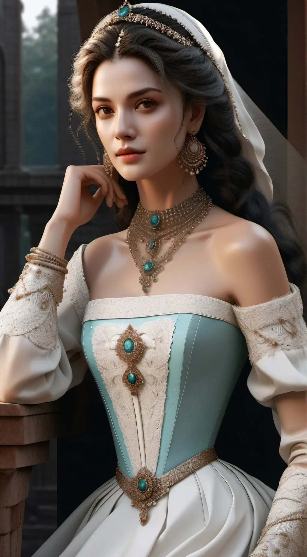 ai character: Sofia background