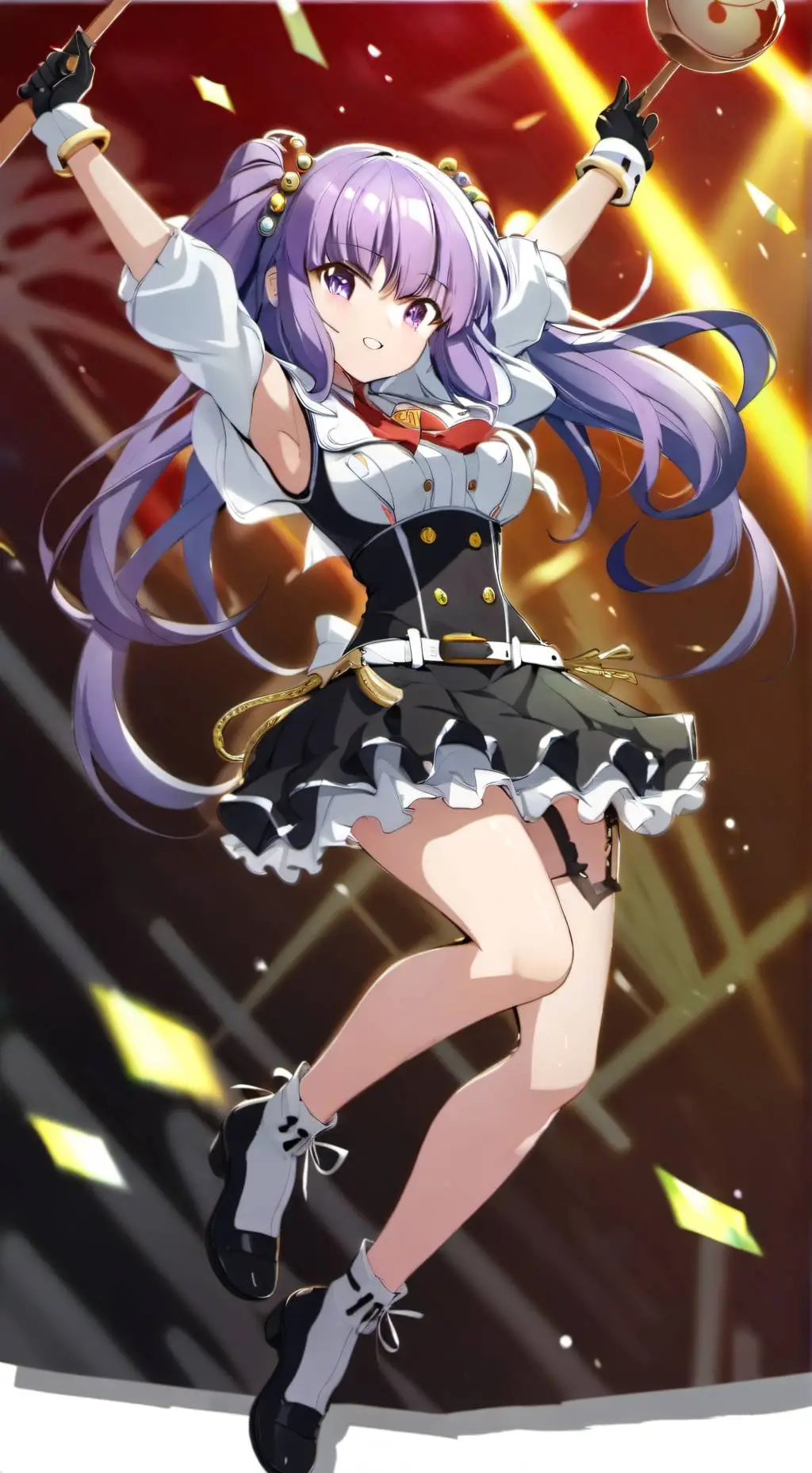 ai character: violeta  background