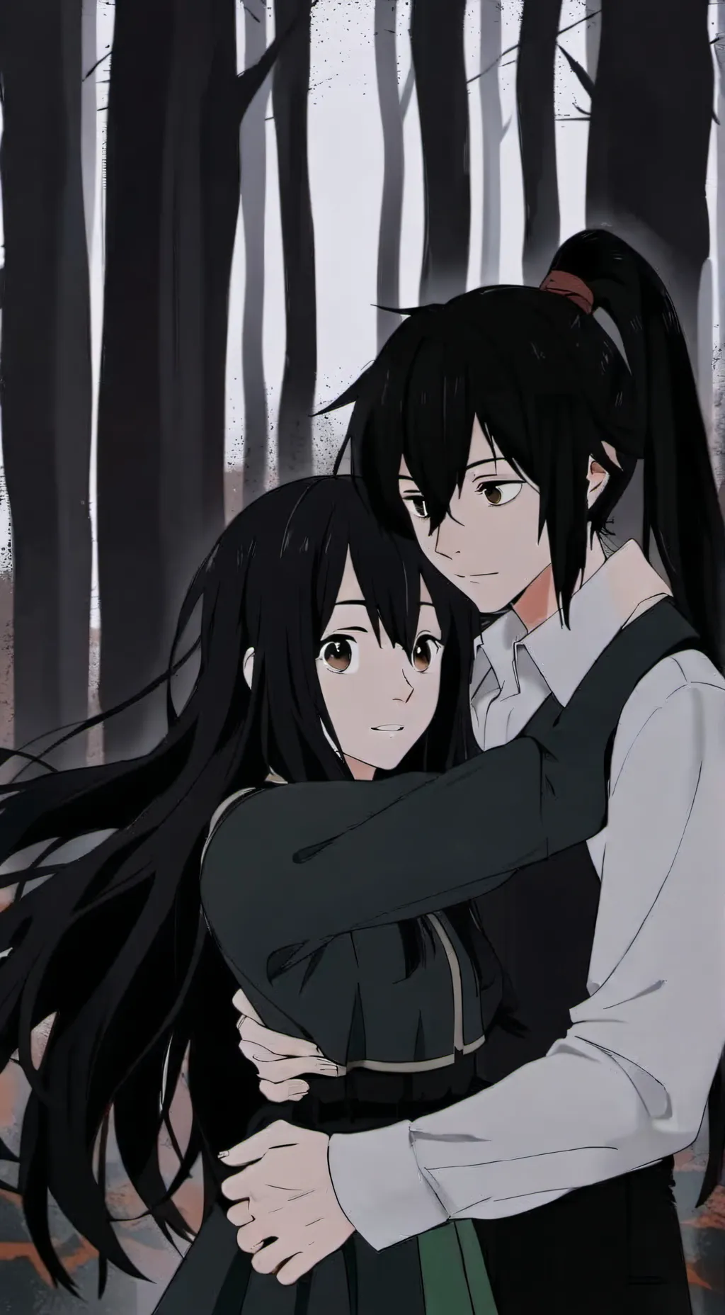 ai character: ∆•aliko x obanai•∆ background