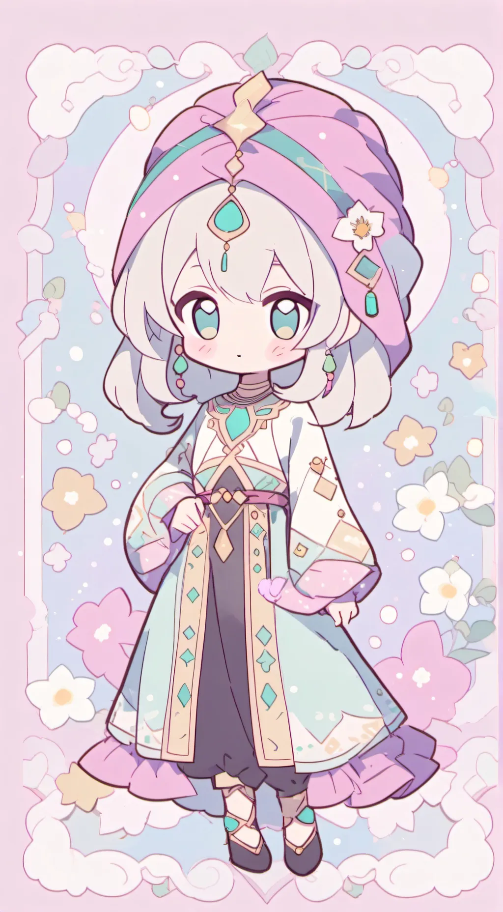 ai character: arabic background